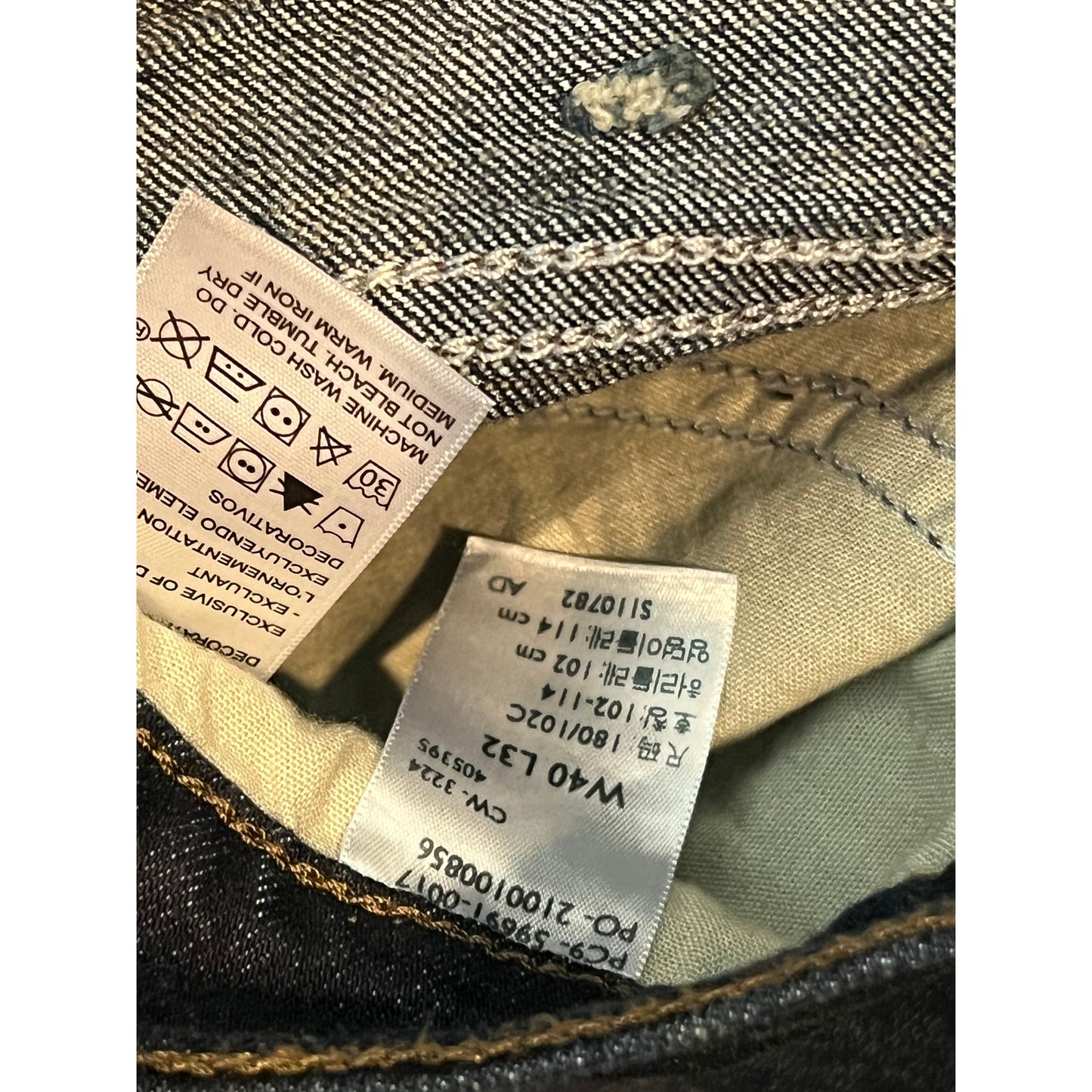 Levi's Signature Slim Fit Jeans Mens 40x32