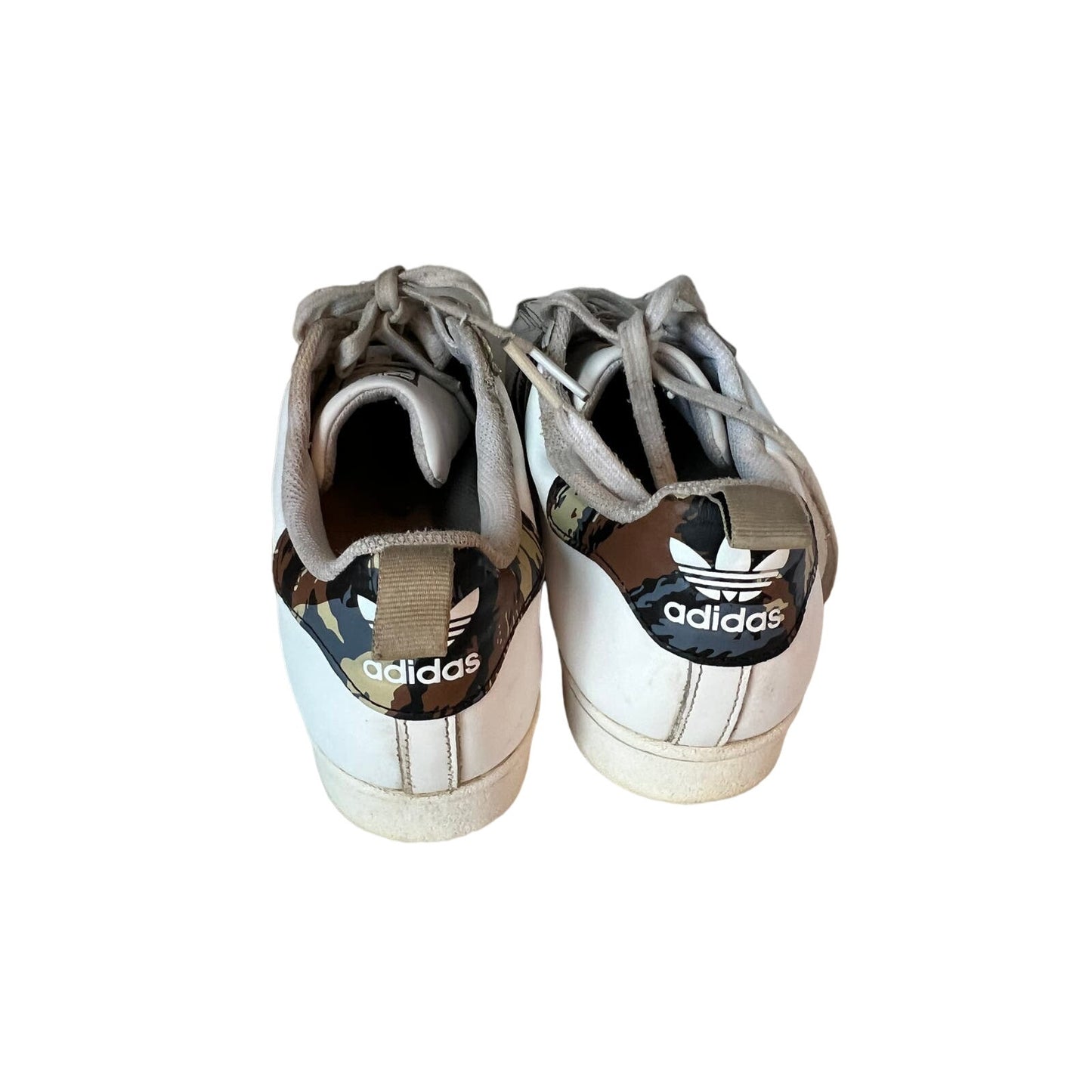 adidas Superstar White Savanna Camo Mens 11