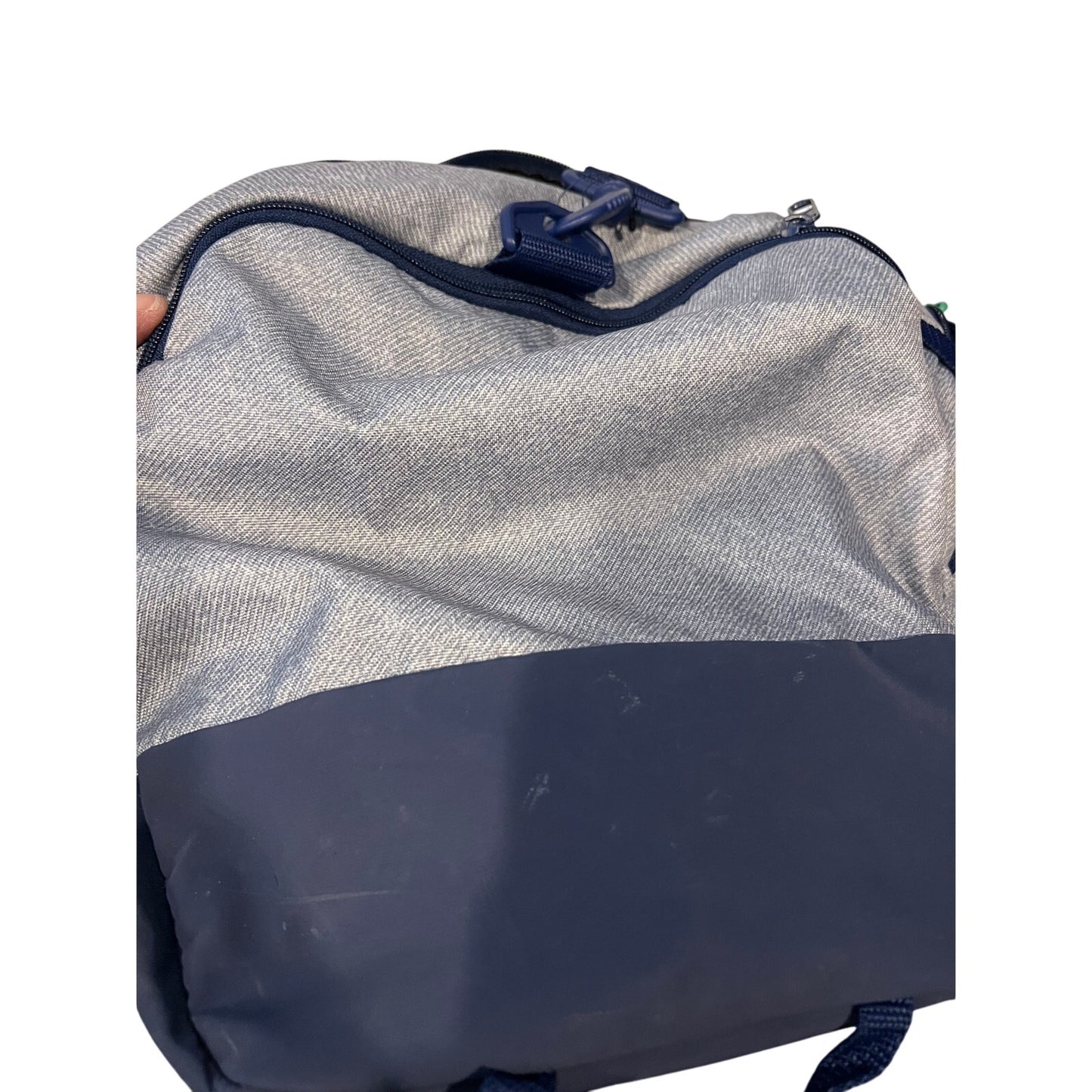 Bolsa de lona Adidas Defender mediana 51x30x25 cm azul gris