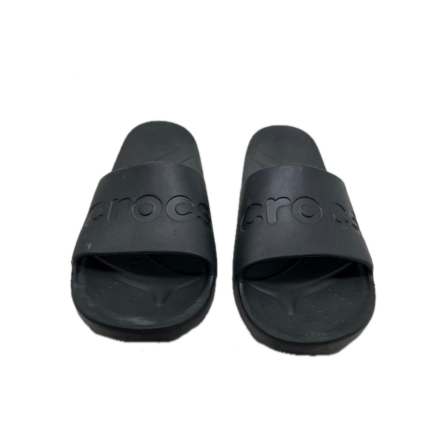 Crocs Slides Sandals Black Mens 13