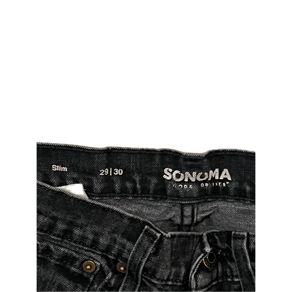 Sonoma Slim Black Jeans 29x30
