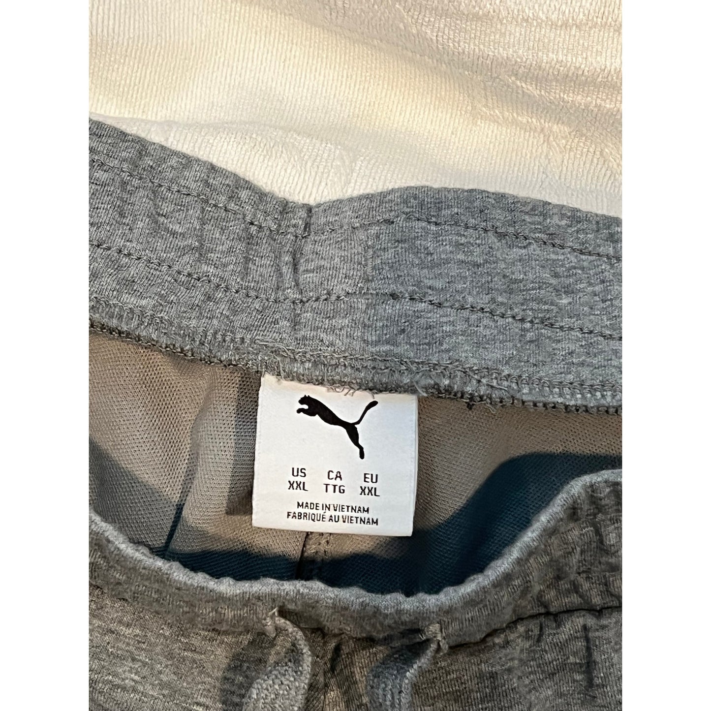 Puma Gray Sweat Basketball Shorts Mens XXL