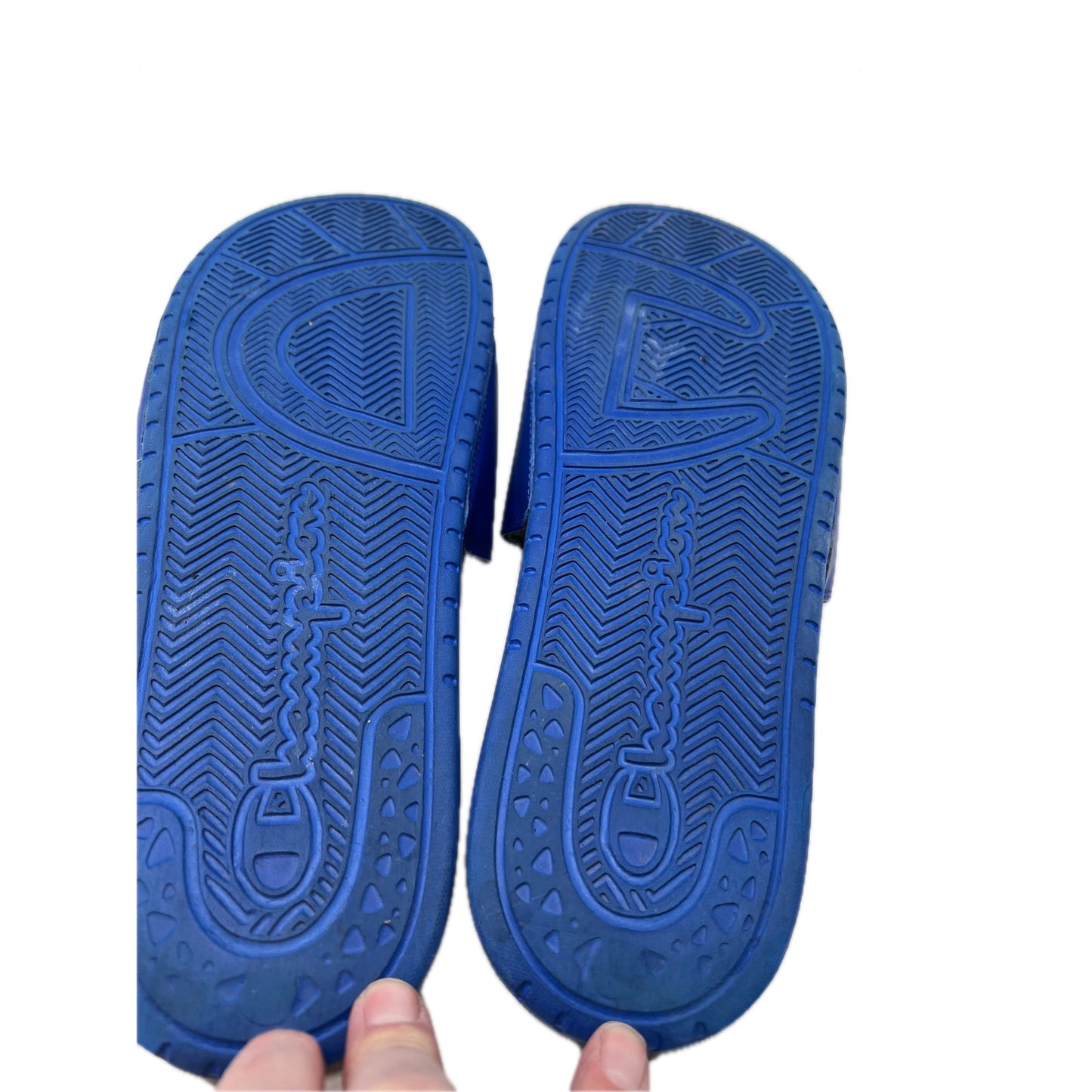 Champion Blue Sandals Slides Mens 11