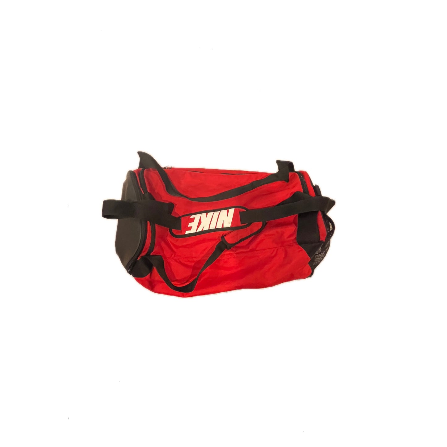 Nike Brasilia 9.5 Red Black Medium 60L Duffel Gym Bag