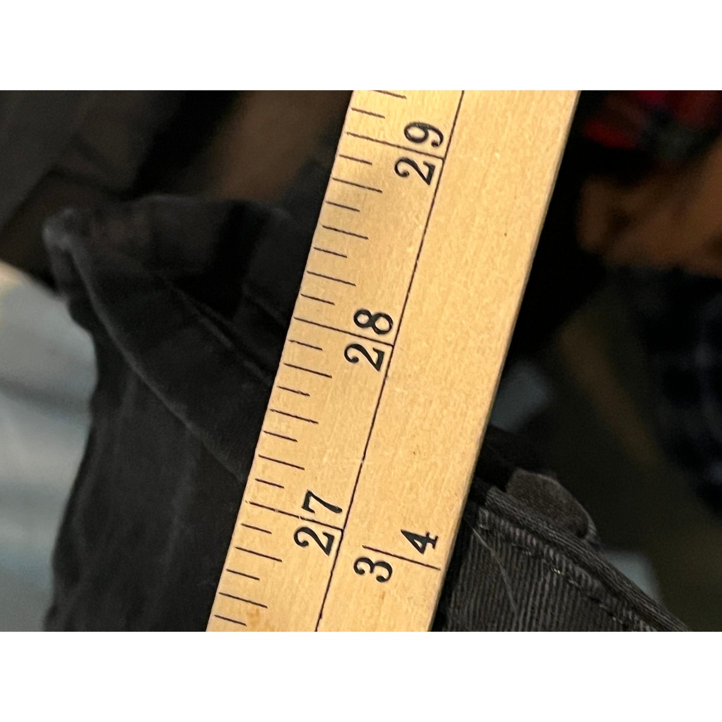 Fashion Nova Men Cargo Straight Fit Black Jeans Mens 36x28
