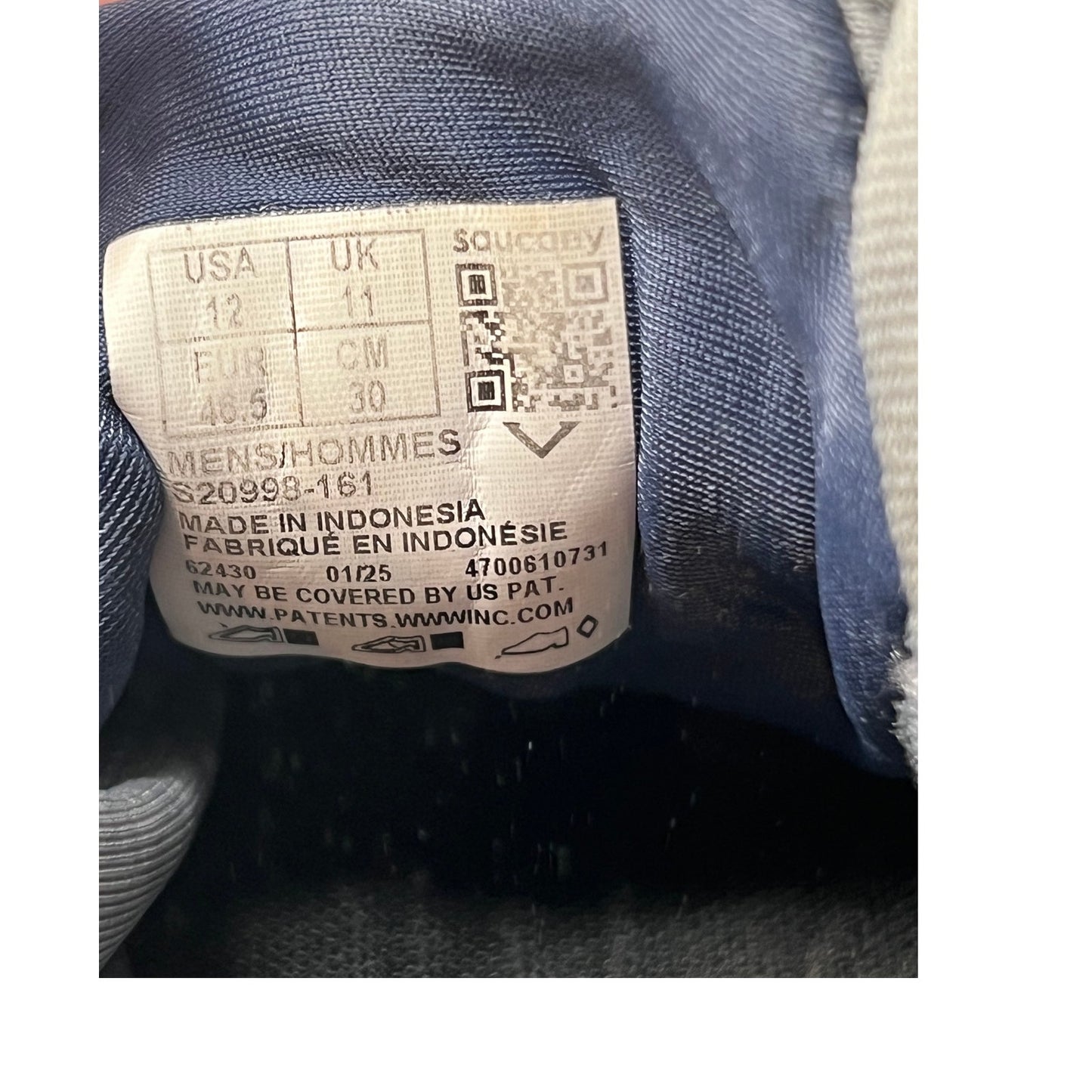 Saucony Guide 18 Flint Navy Homme 12