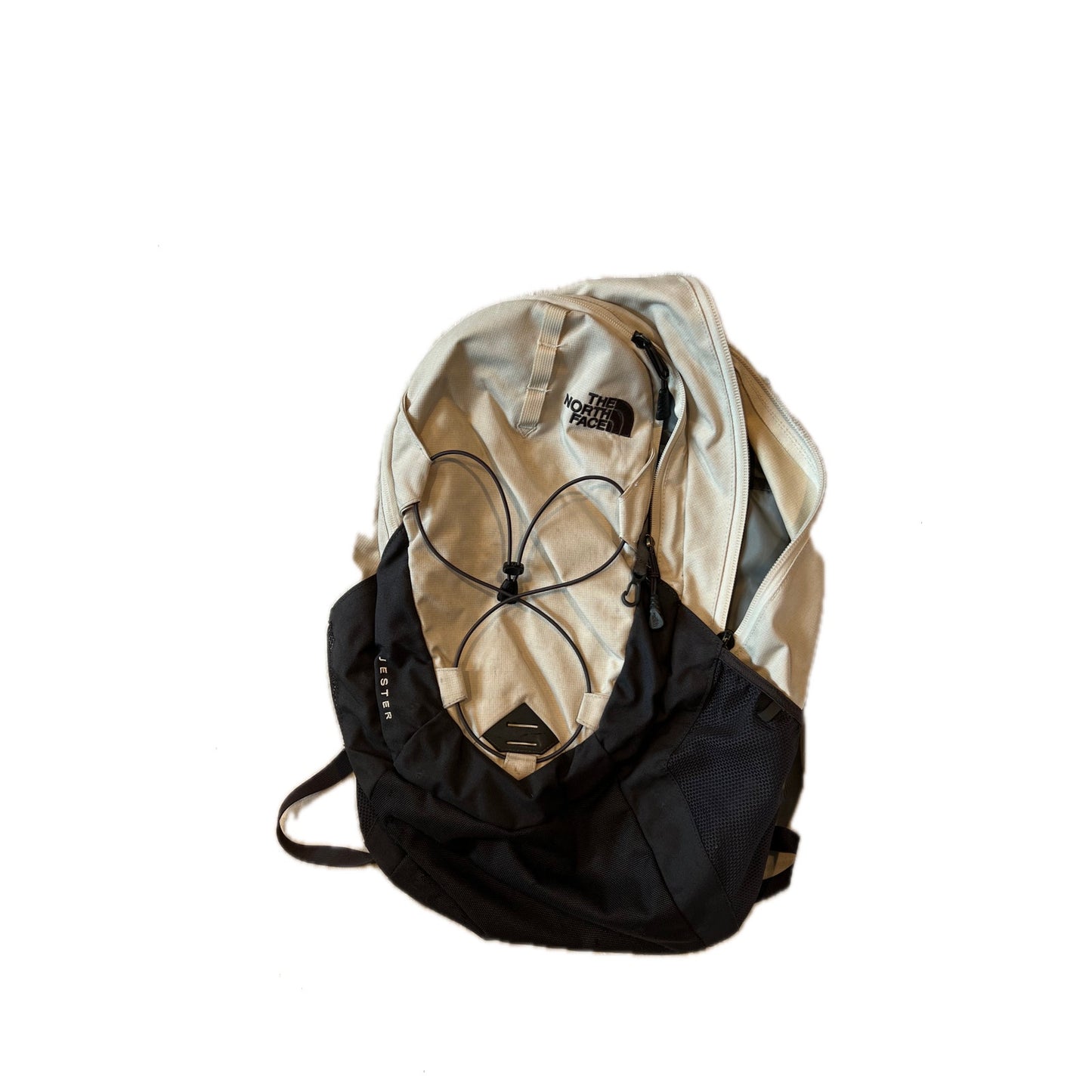 The North Face Jester White Black Backpack
