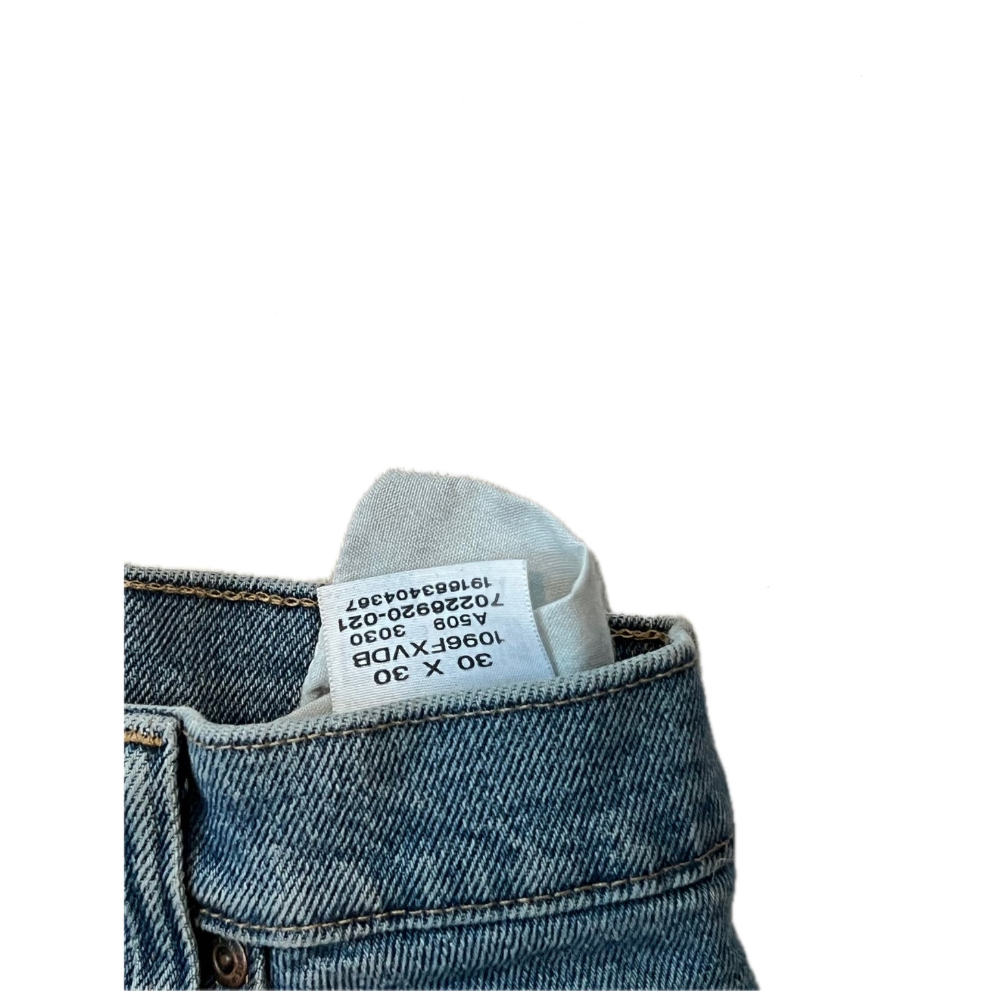 Wrangler Jean droit homme bleu 30x30