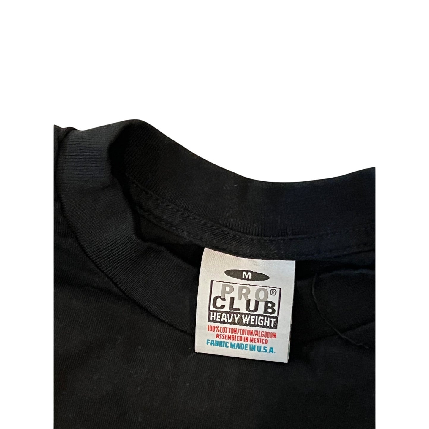 Pro Club Super Heavy Weight Black T-Shirt Mens M