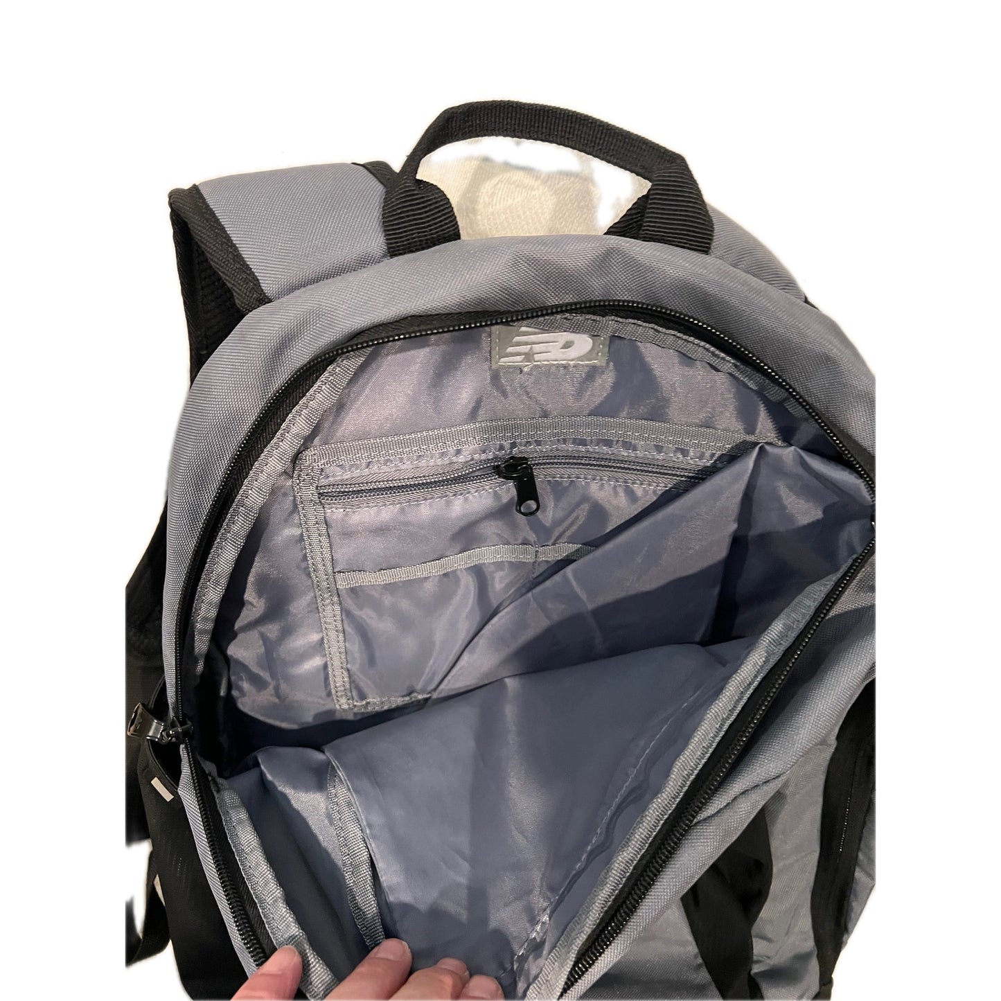 New Balance Gray Black Backpack 21L