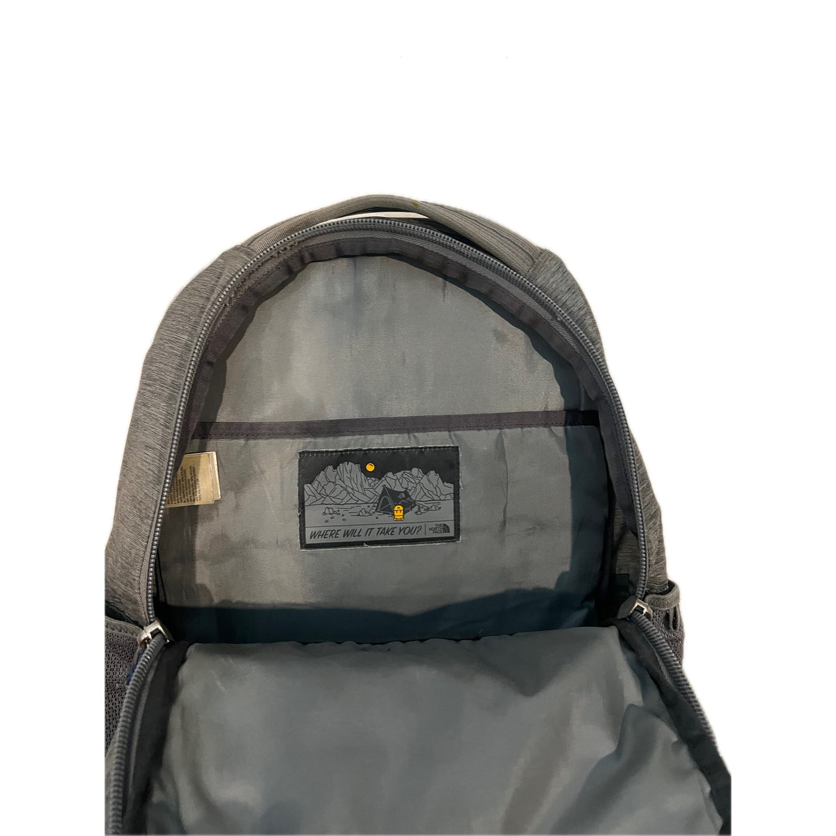 The North Face Jester Gray Black Backpack