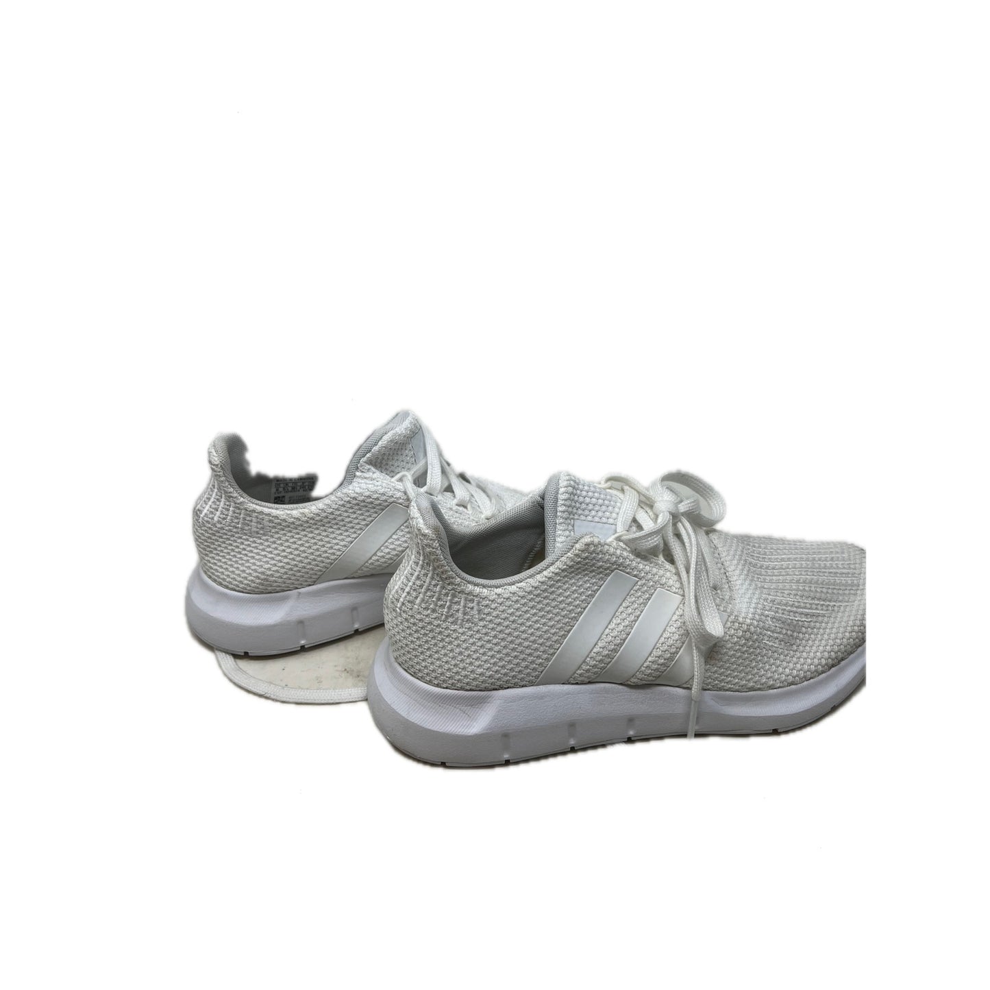 Adidas Swift Run J Triple White Training Shoe Mens 6
