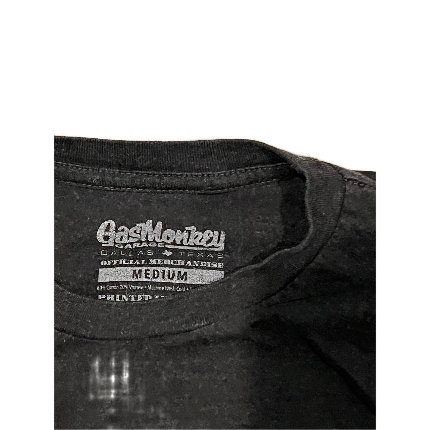 Gas Monkey Garage Black T-Shirt Mens Medium