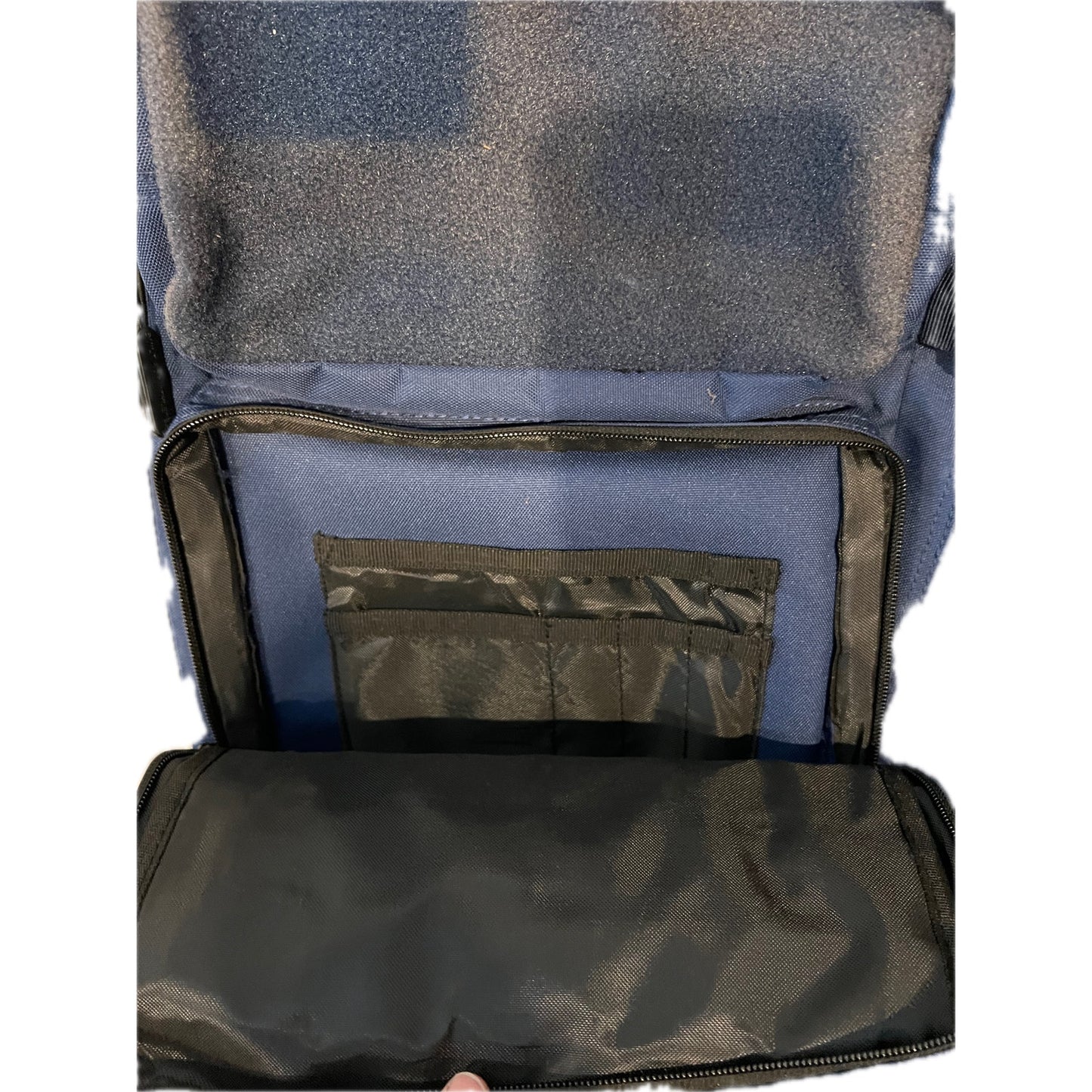 Highland Tactical Blue Canvas Backpack L 36L