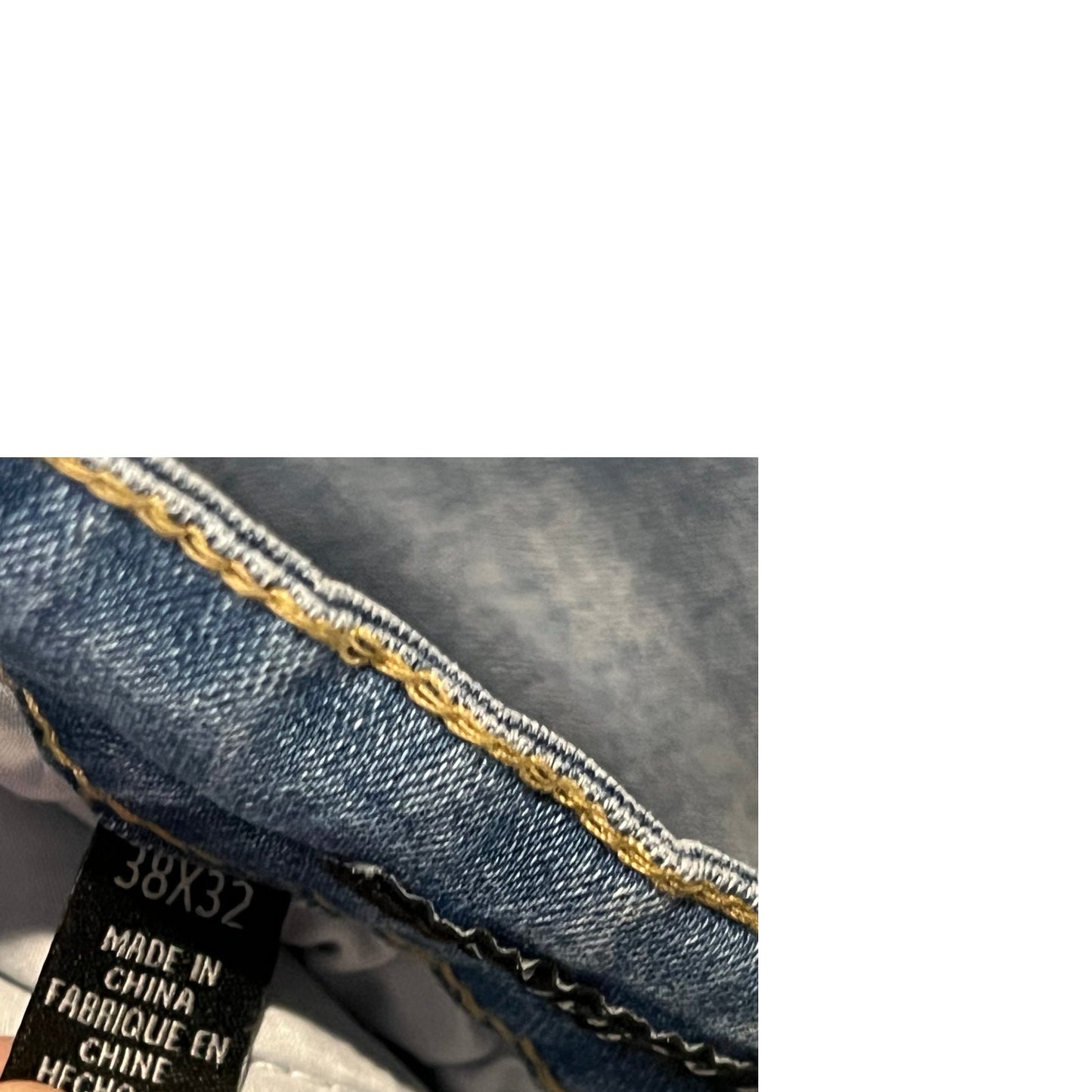 Kenneth Cole NYC Pantalones vaqueros corte deportivo para hombre 38x32