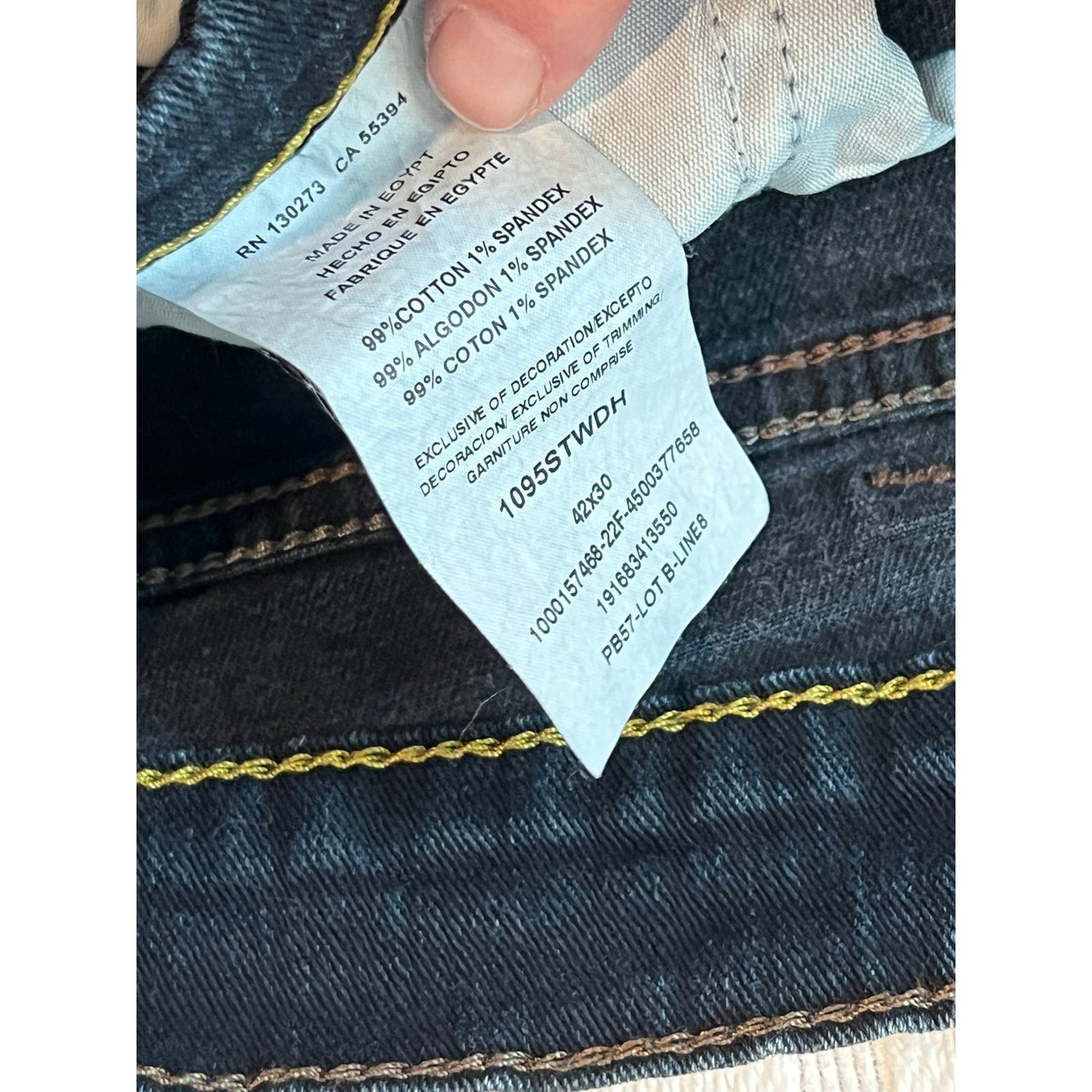 Wrangler Regular Fit Jeans Mens 42x30