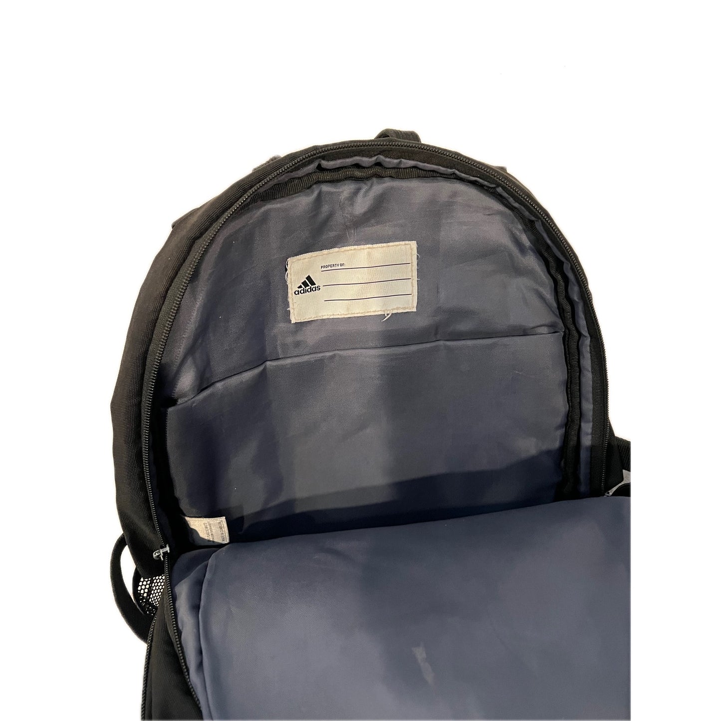 Mochila acolchada para portátil Adidas Prime 7 negra y blanca