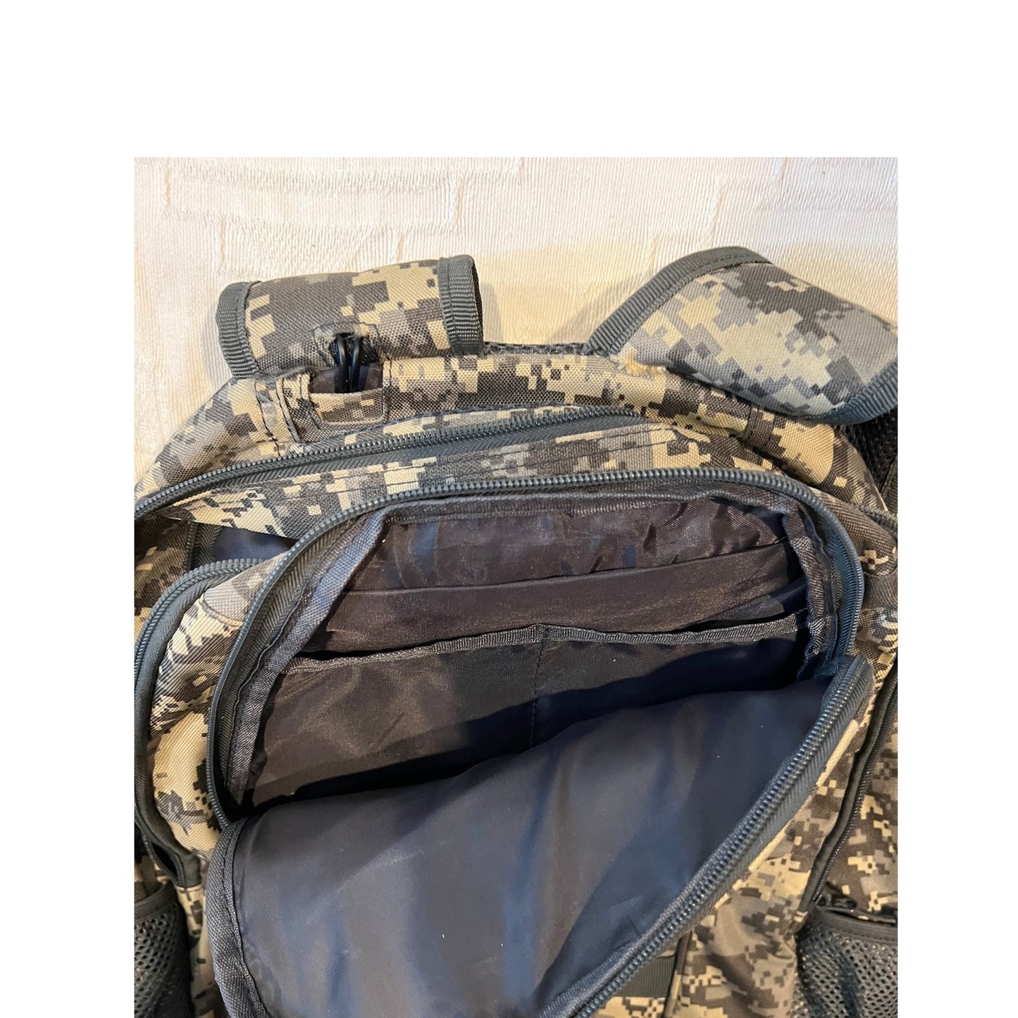 Generic Desert Tan Green Camo Tactical Backpack
