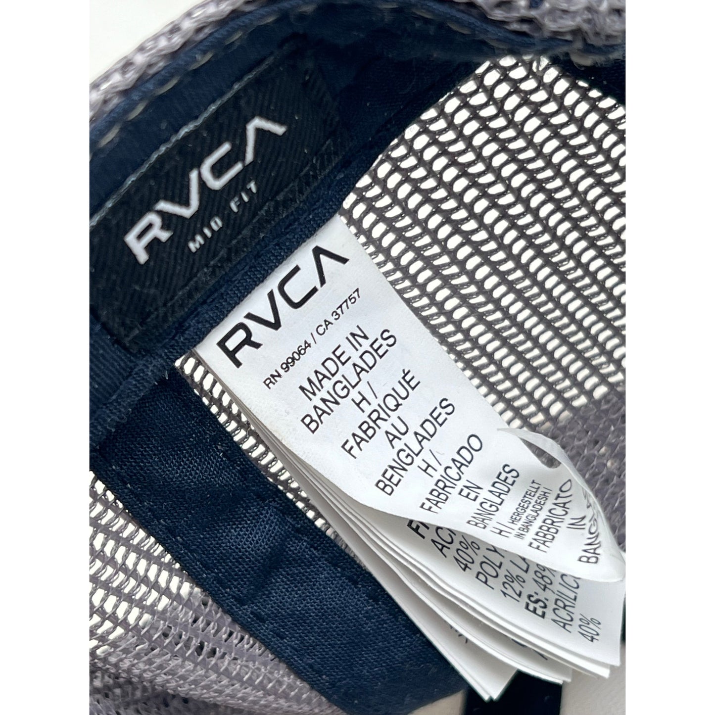 RVCA Skater Snapback Baseball Cap