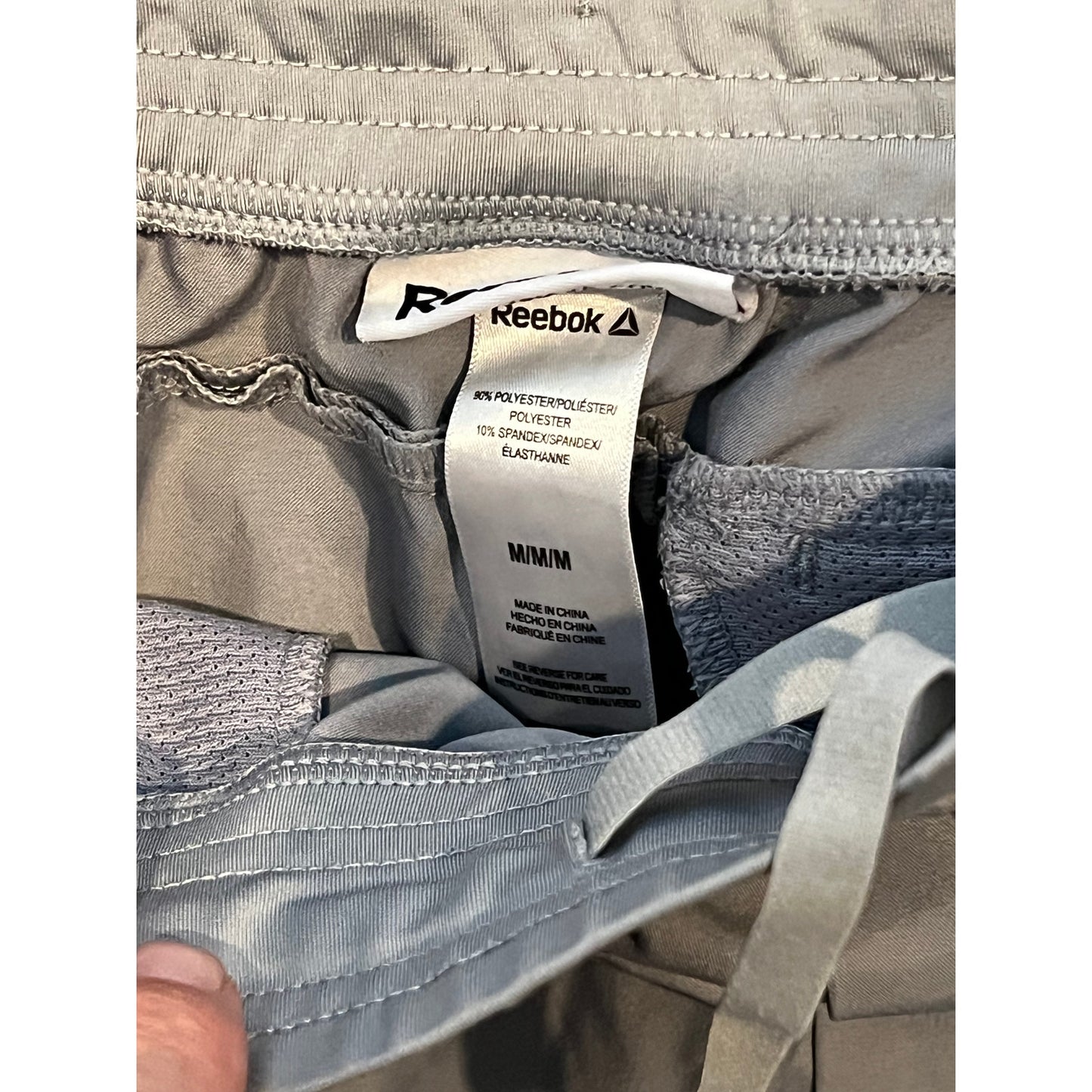 Jogging de golf Reebok gris pour homme, taille M