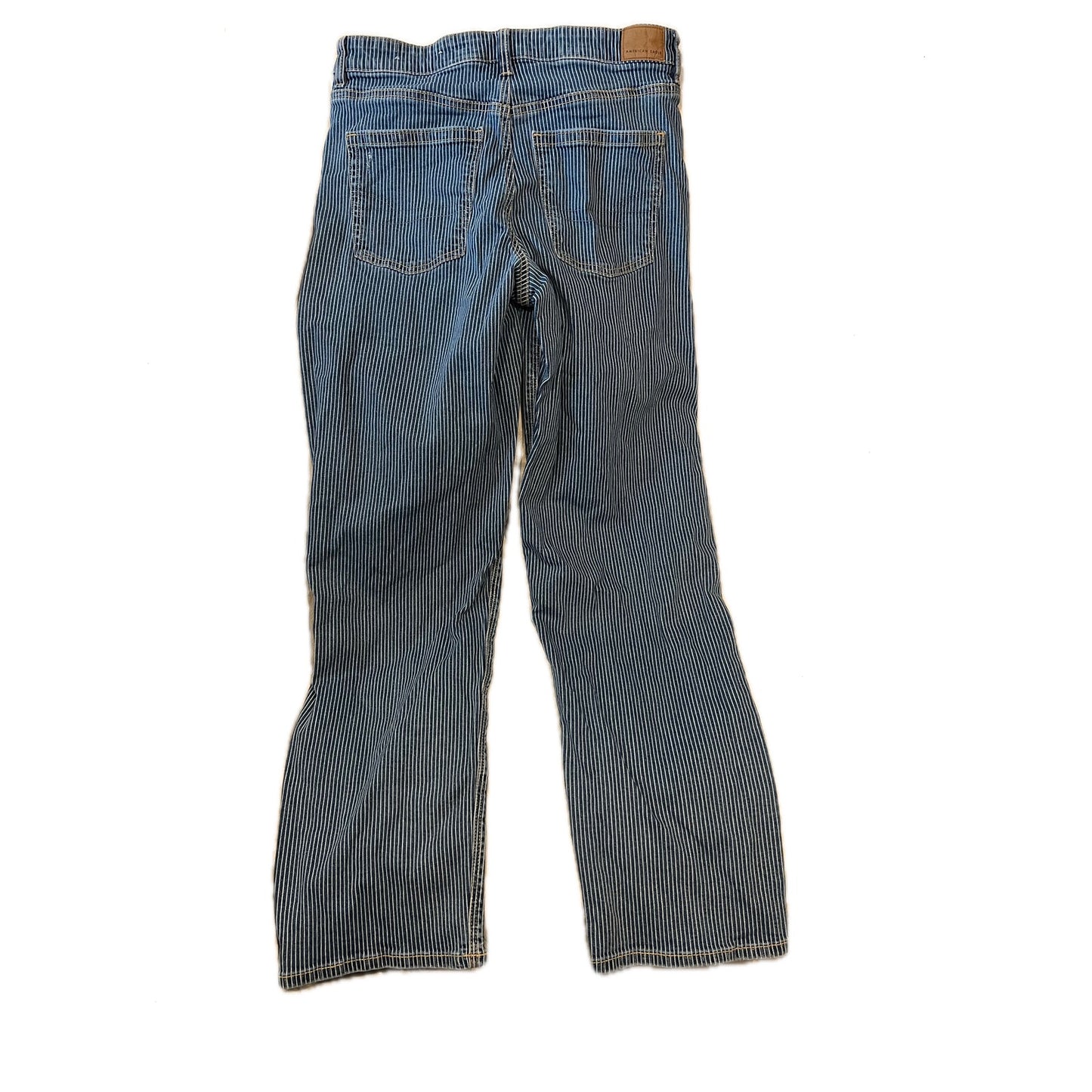 American Eagle Super High Rise Baggy Straight Jeans Woman 6L