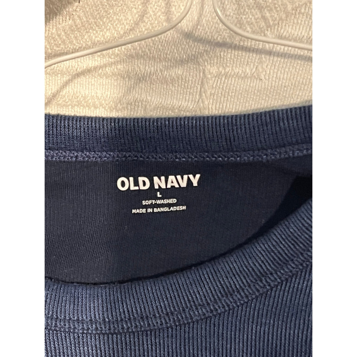 Old Navy Soft Wash Blue Crewneck Mens Large