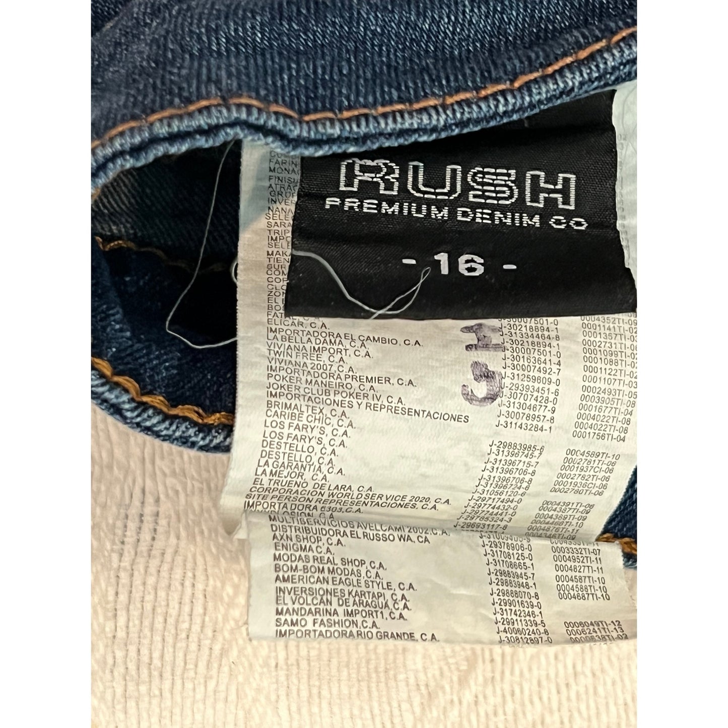 Jeans Rush Denim Co, taille femme 16