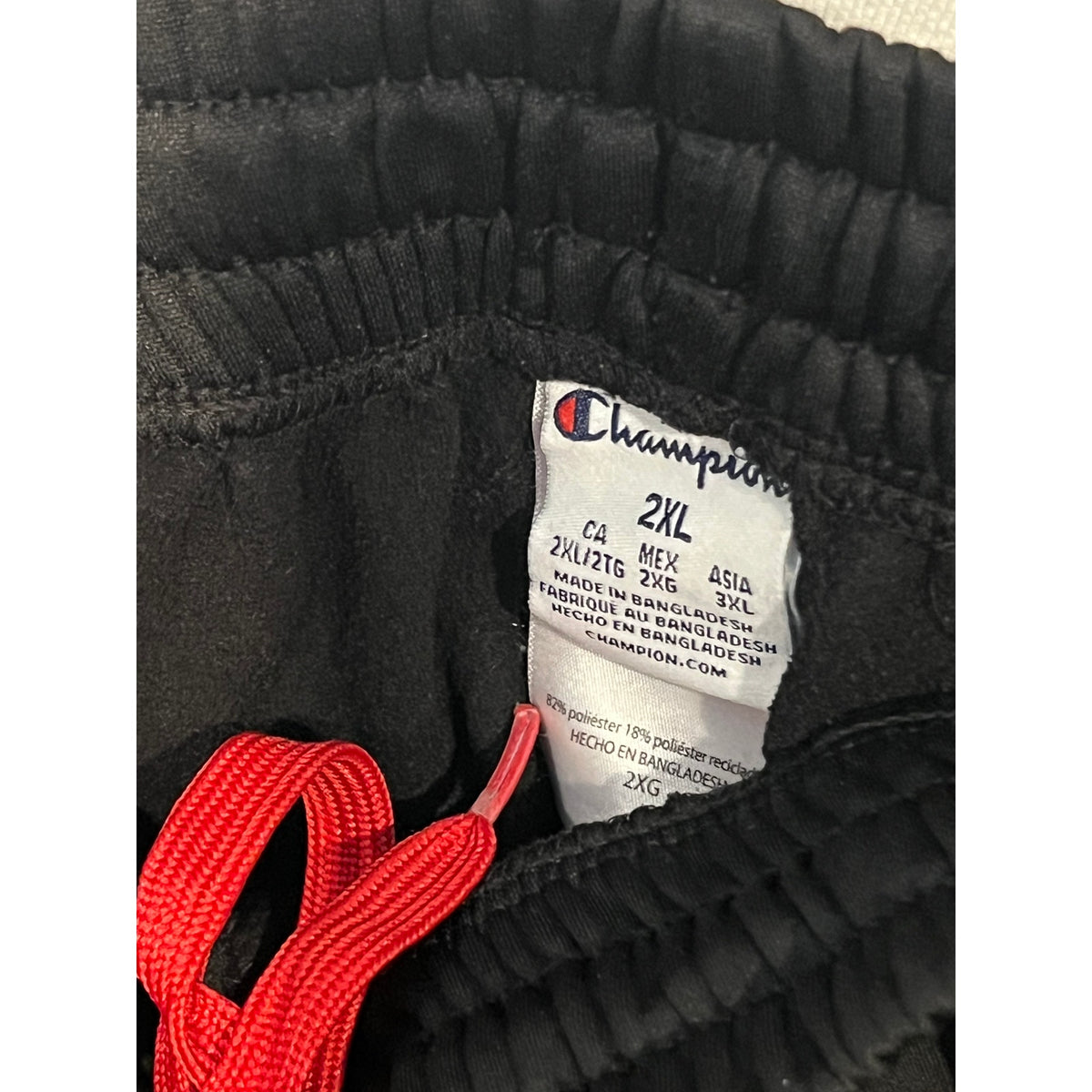 Champion University of Utah Black Sweatpants Mens XXL