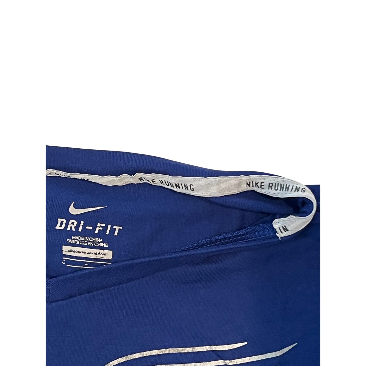 Nike Dri-Fit Running Blue USA American Eagle T-Shirt Mens S