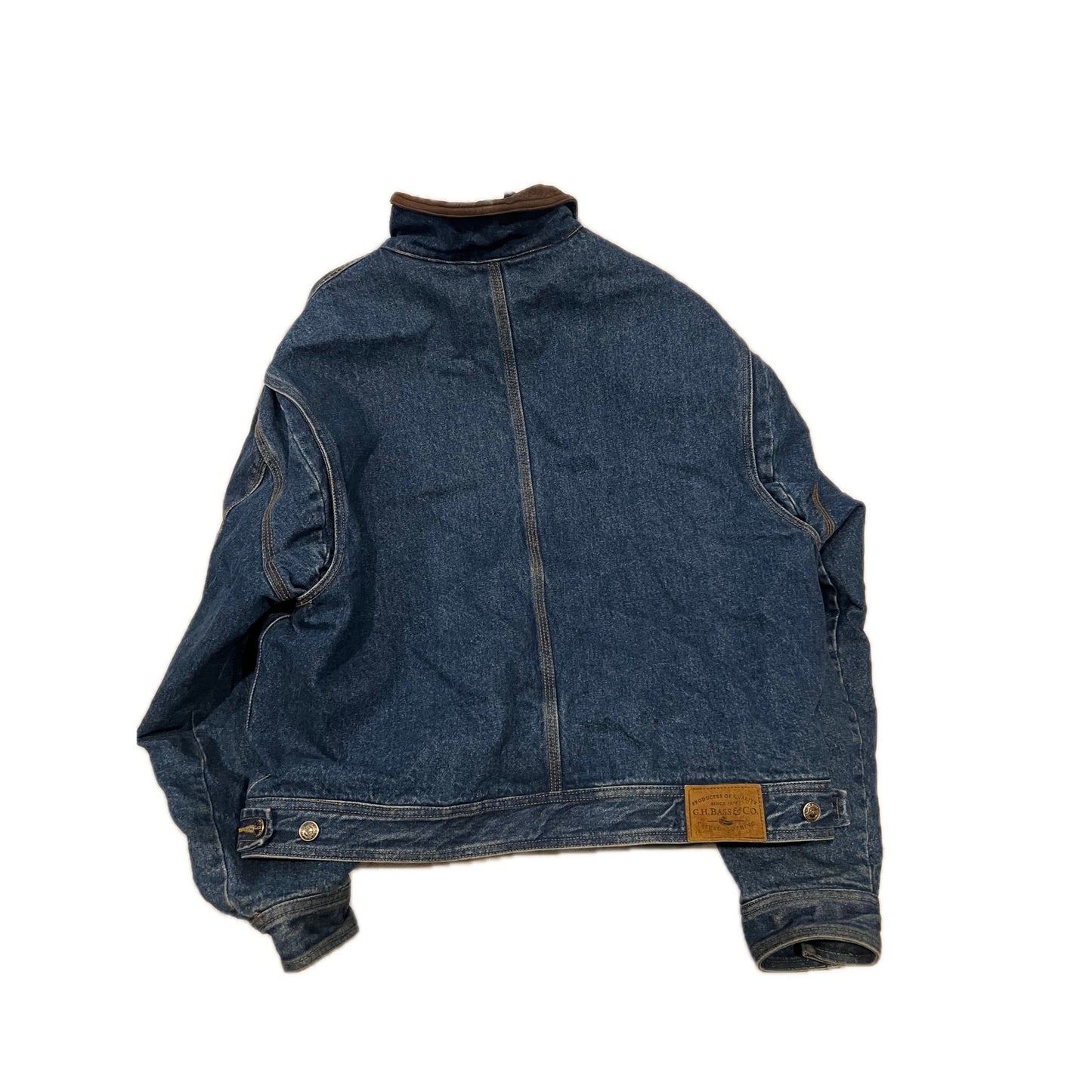 GH Bass Insulated Jean Jacket Mens L