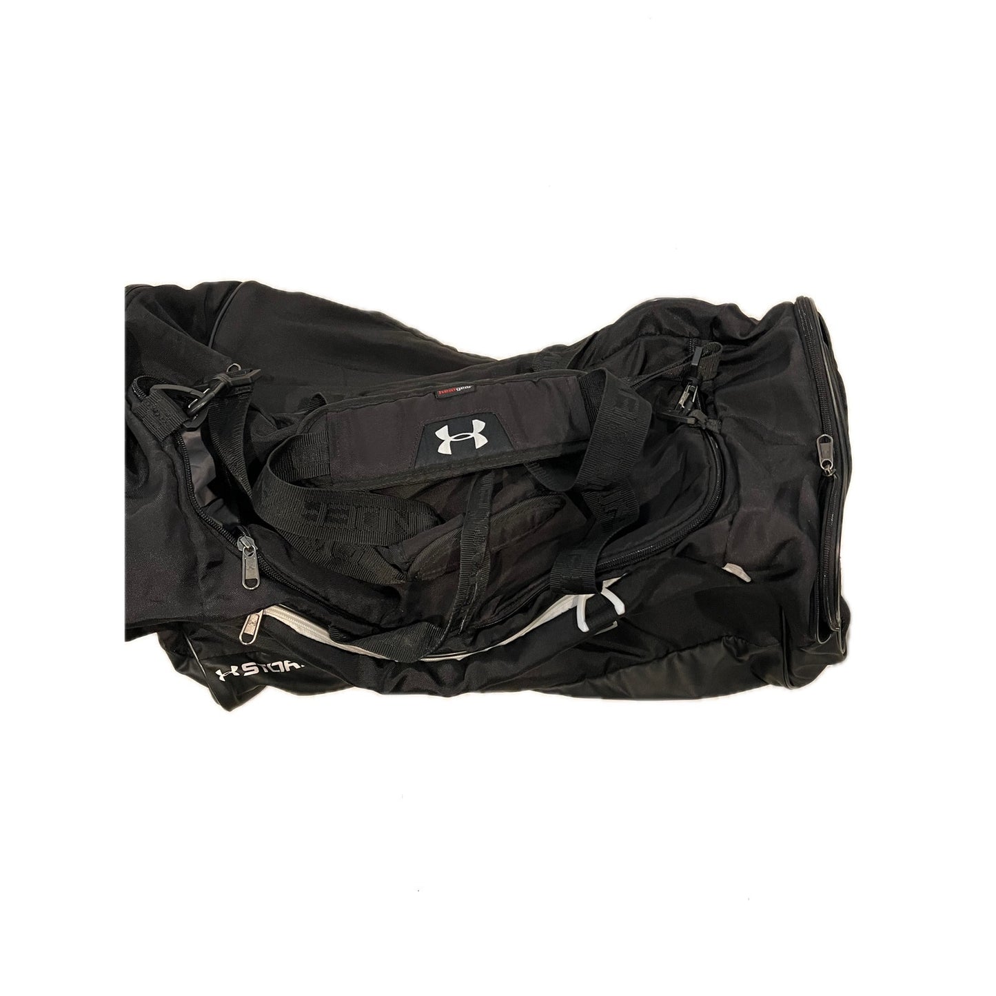 UA Undeniable 5.0 Medium Duffle Bag Black White