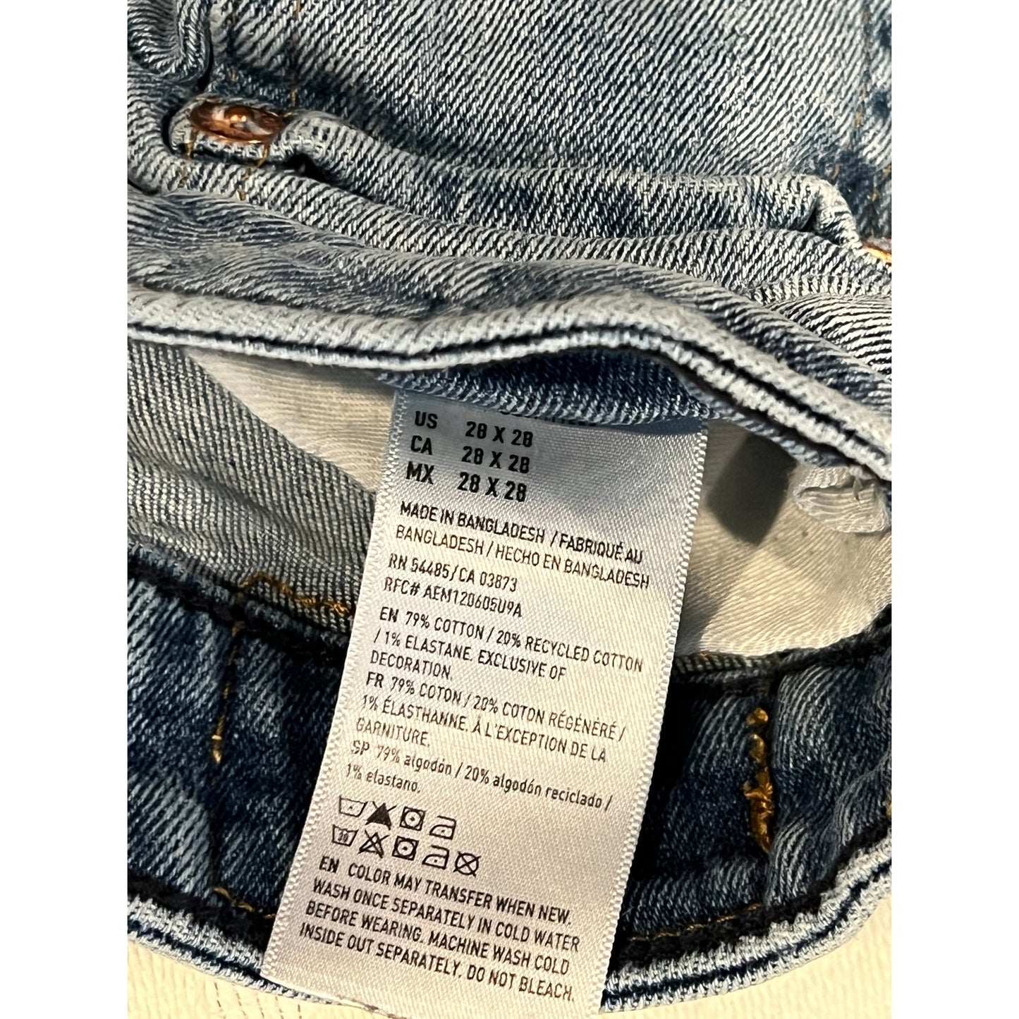 Jean de sport American Eagle pour homme, taille 28x28