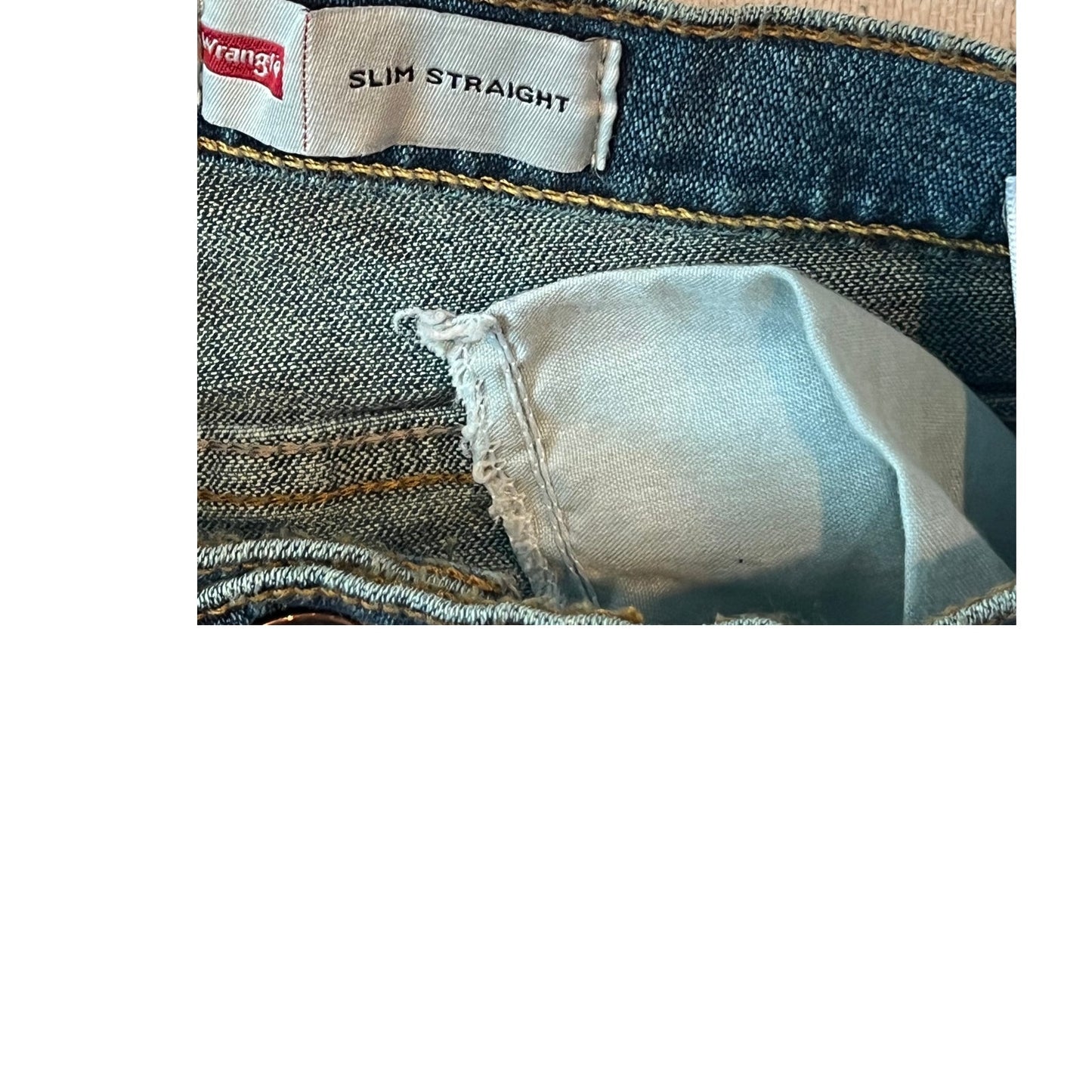 Wrangler Slim Straight Jeans Mens 32x30