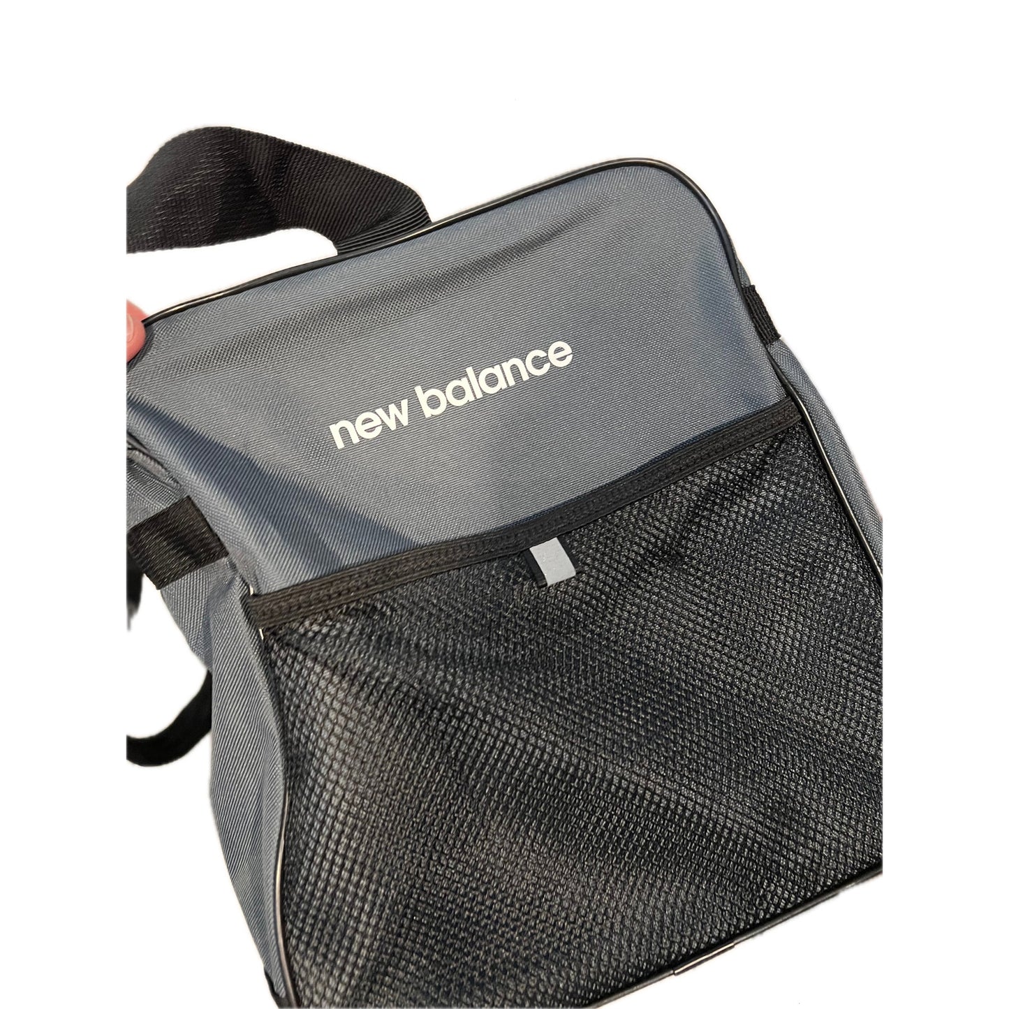 New Balance Medium Gray Black Gym Bag 18"x12"x12"