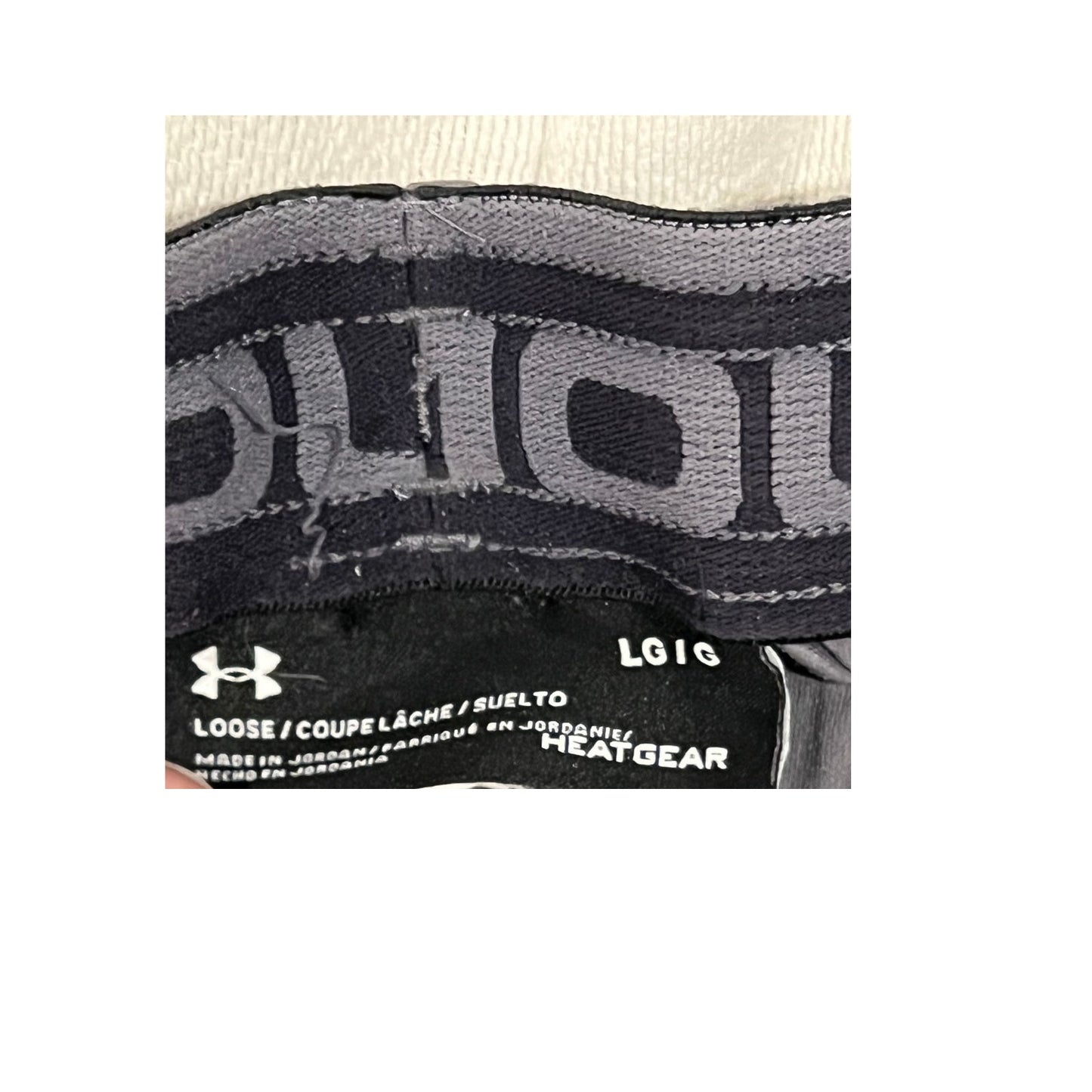 Under Armour Loose Gray Black Running Shorts Mens L