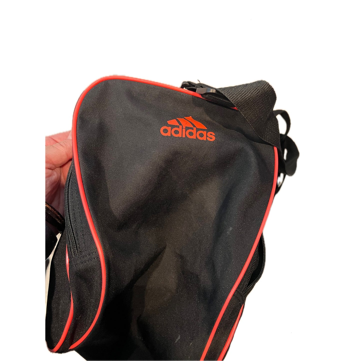 Adidas Defender Medium 20"x12"x10" Orange Black Duffel Bag