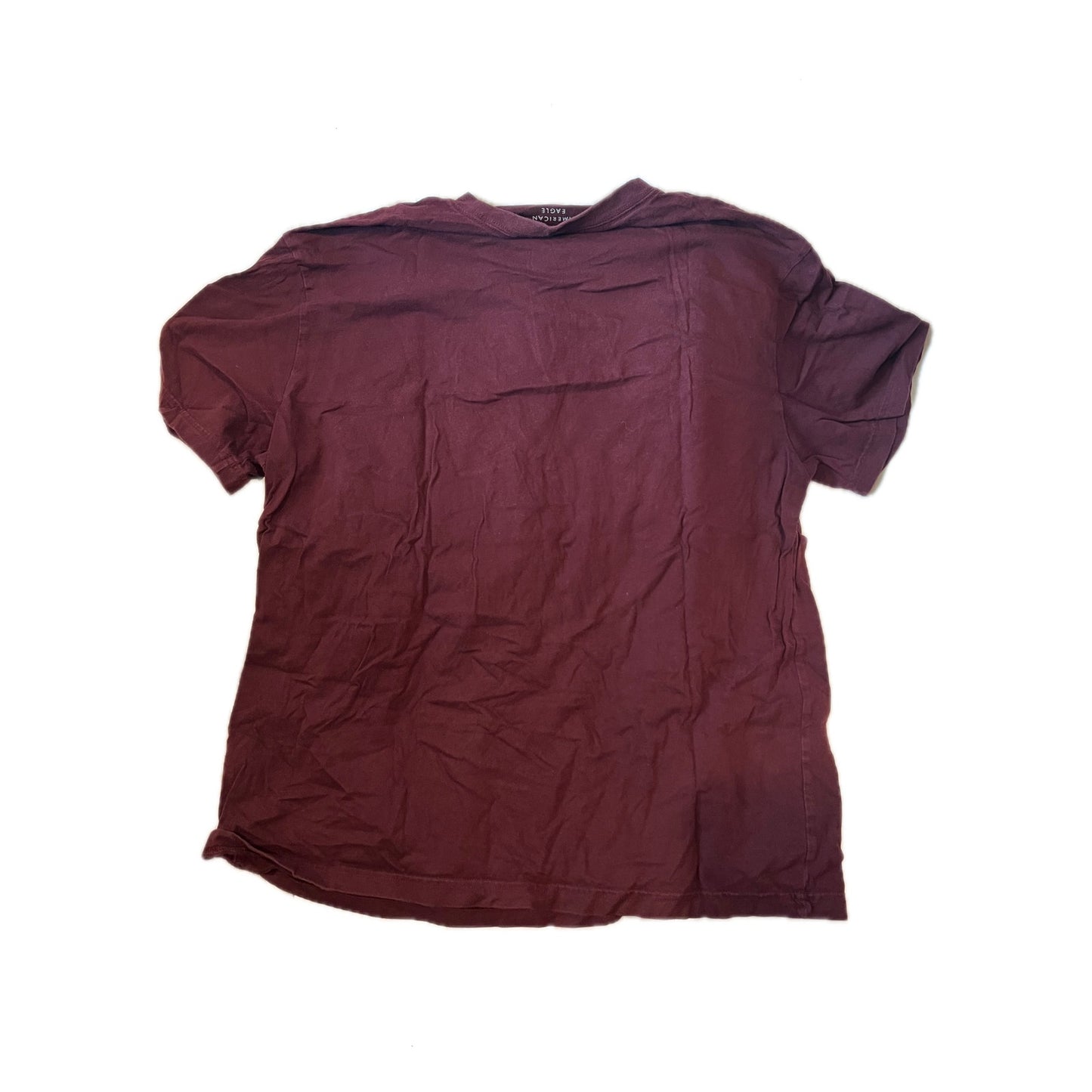 American Eagle Burgundy Super Soft T-Shirt Mens L
