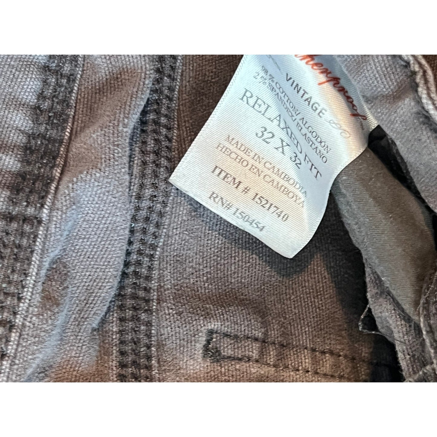 Weatherproof Vintage Relaxed Fit Jeans Mens 32x32