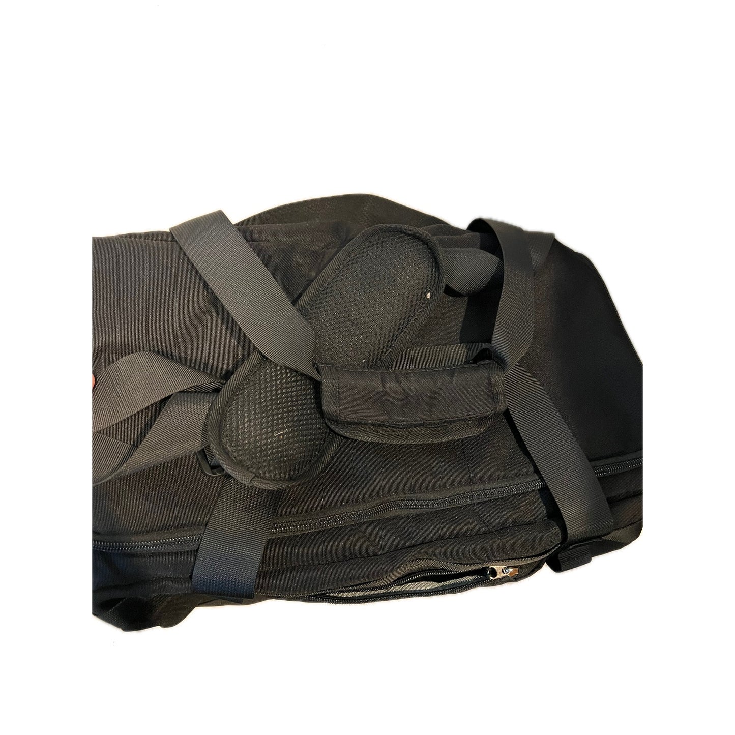 No Label Gear Bag 22"x12"x10" Black Soft Shell