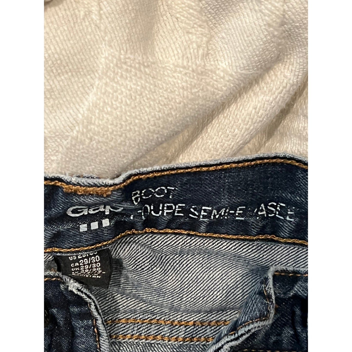 The Gap Boot Fit Blue Jeans Mens 29x30