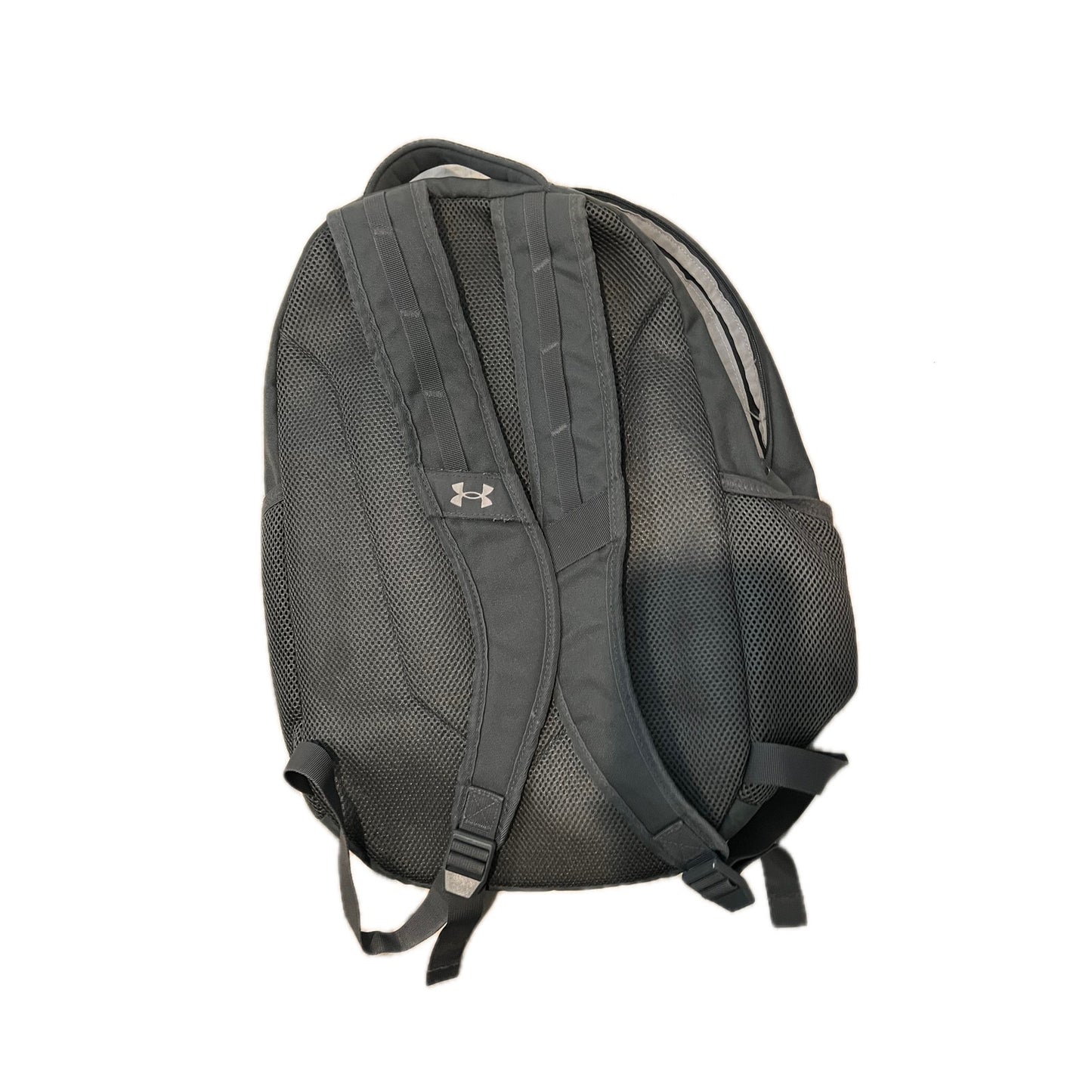 Under Armour Gray Black Hustle 5.0 Backpack