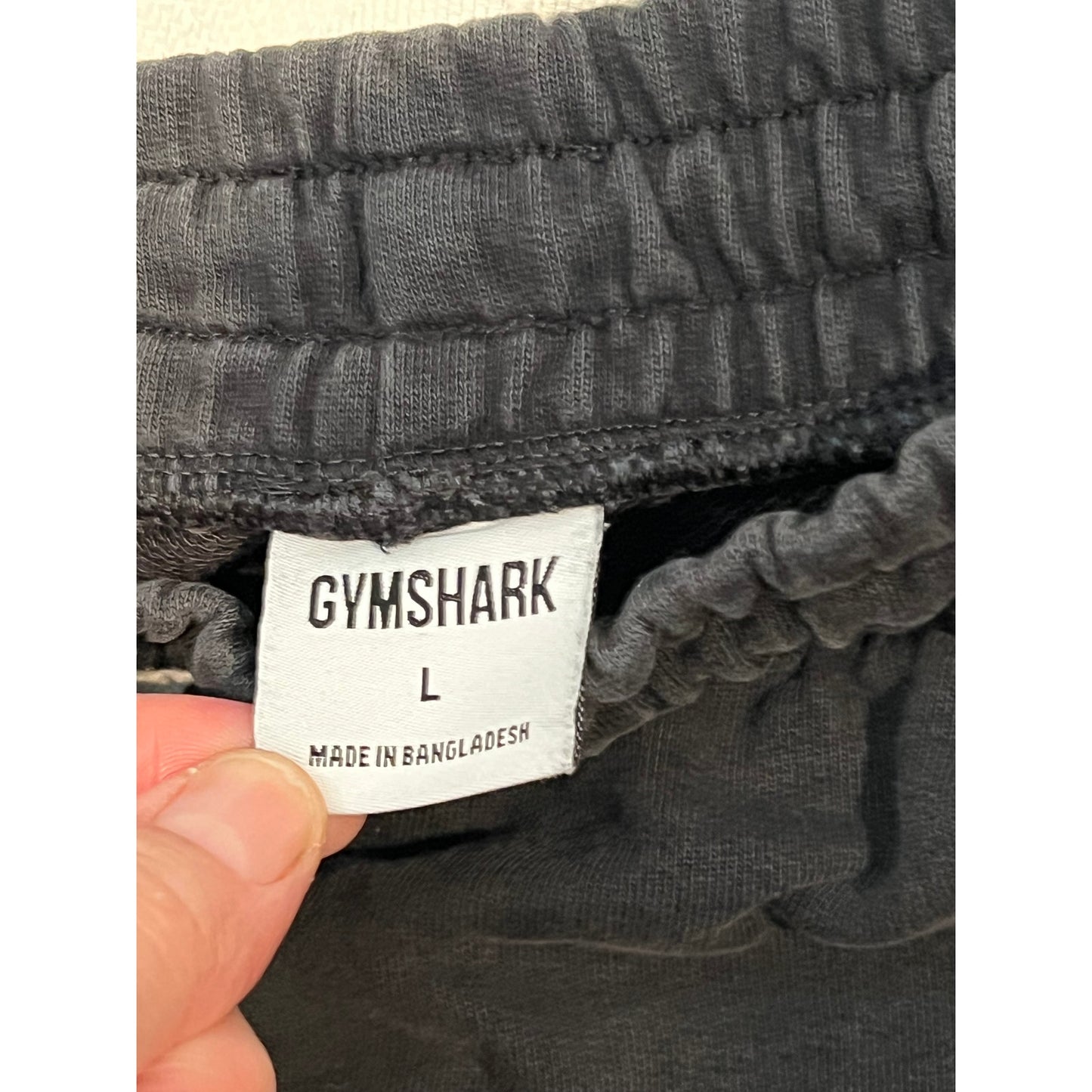 Gymshark cuffed ankle Sweatpants/Joggers Mens Large Black