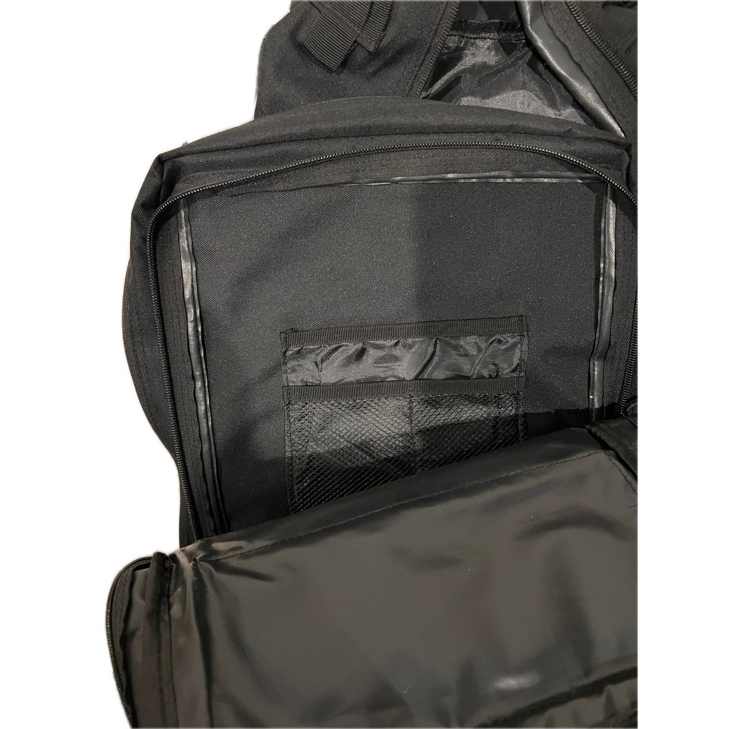 Generic Black Canvas Tactical Backpack
