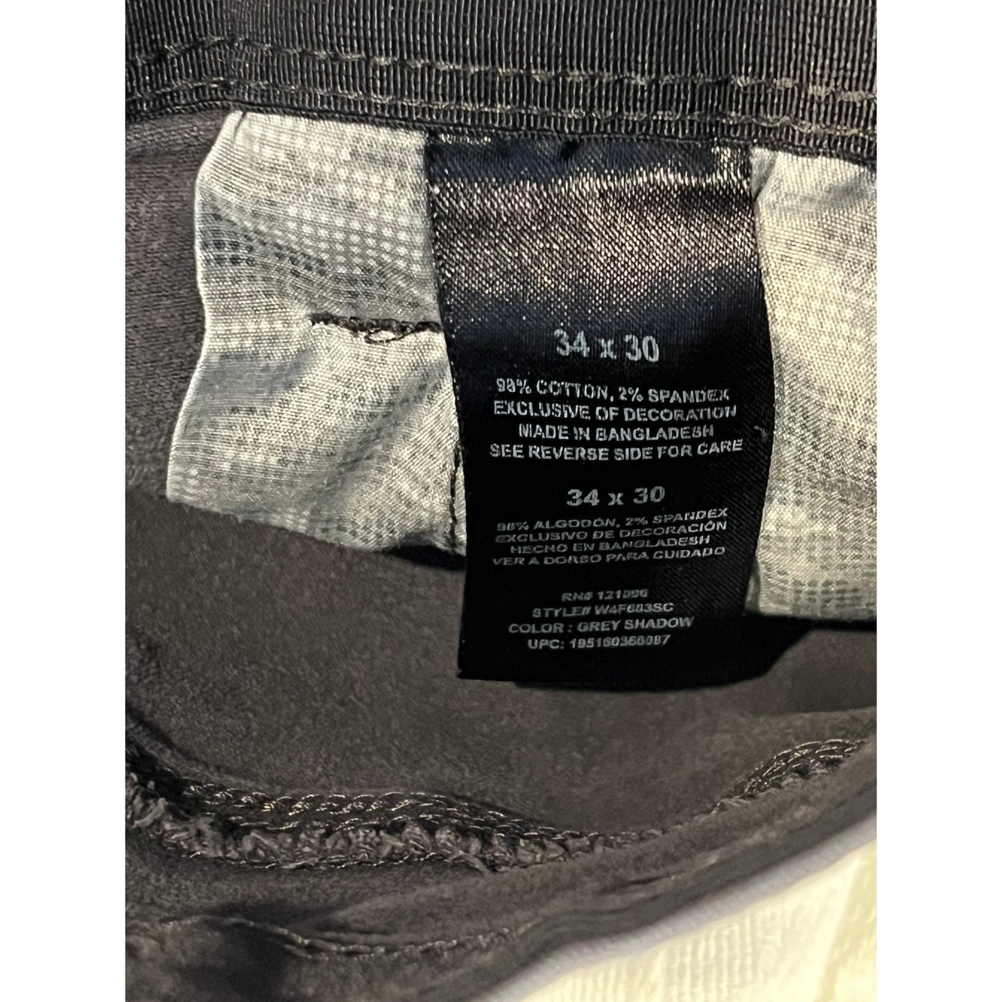 Weatherproof Vintage Beige Jeans Straight Fit Mens 36x30
