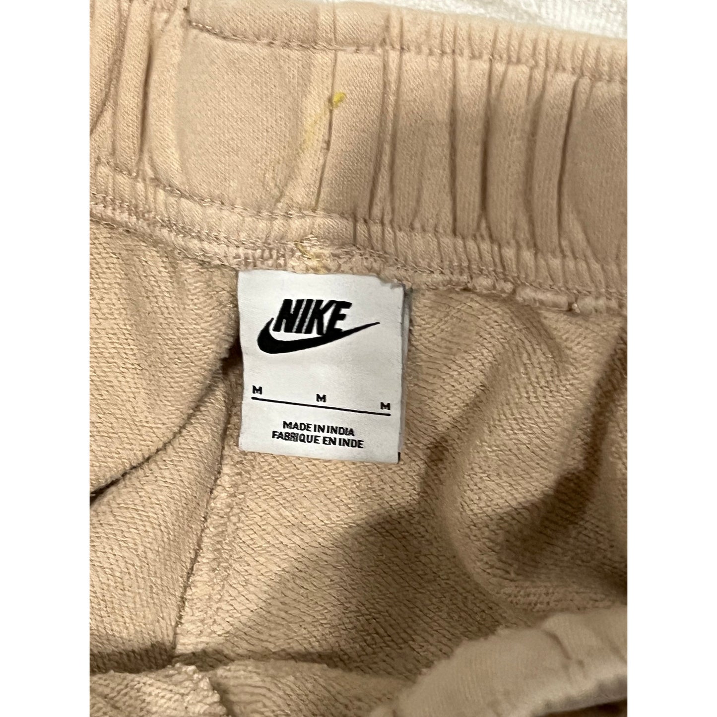Nike Beige Cream Sweatpants Mens Med