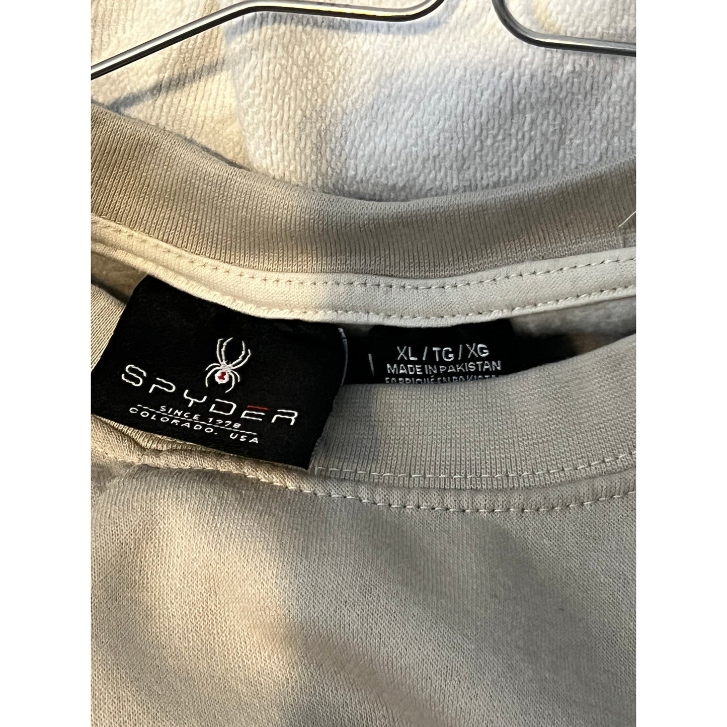 Sweat-shirt ras du cou Spyder pour homme - Beige - Taille XL