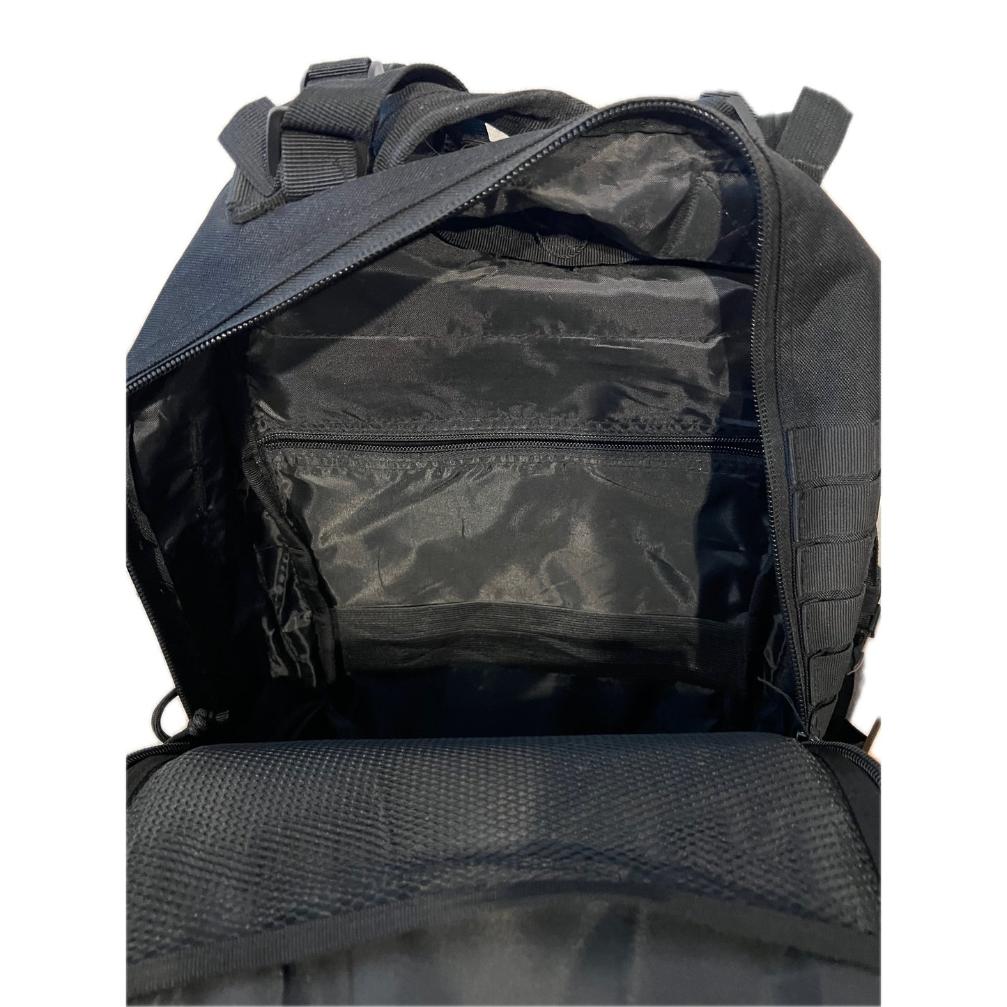 Generic Black Canvas Tactical Backpack