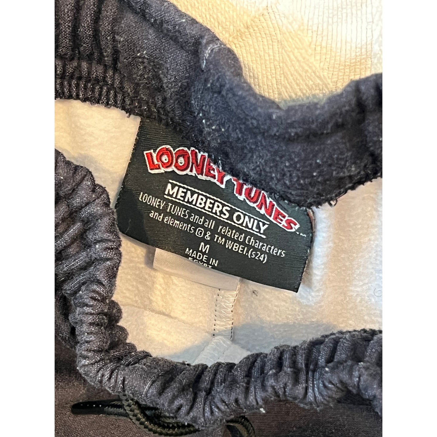 Pantalon de jogging Looney Tunes x Members Only gris foncé homme taille M