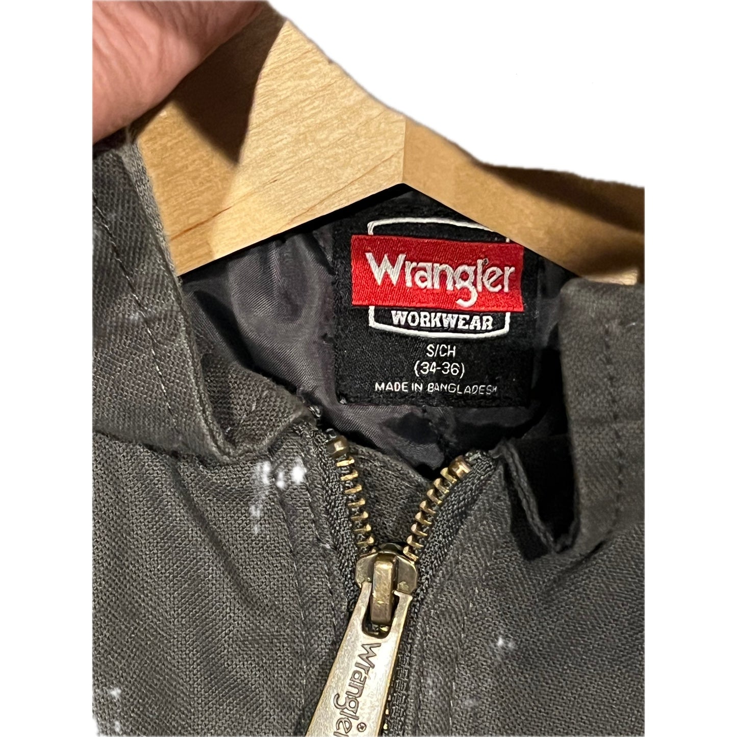 Wrangler Insulated Zip Up Hoodie Mens S
