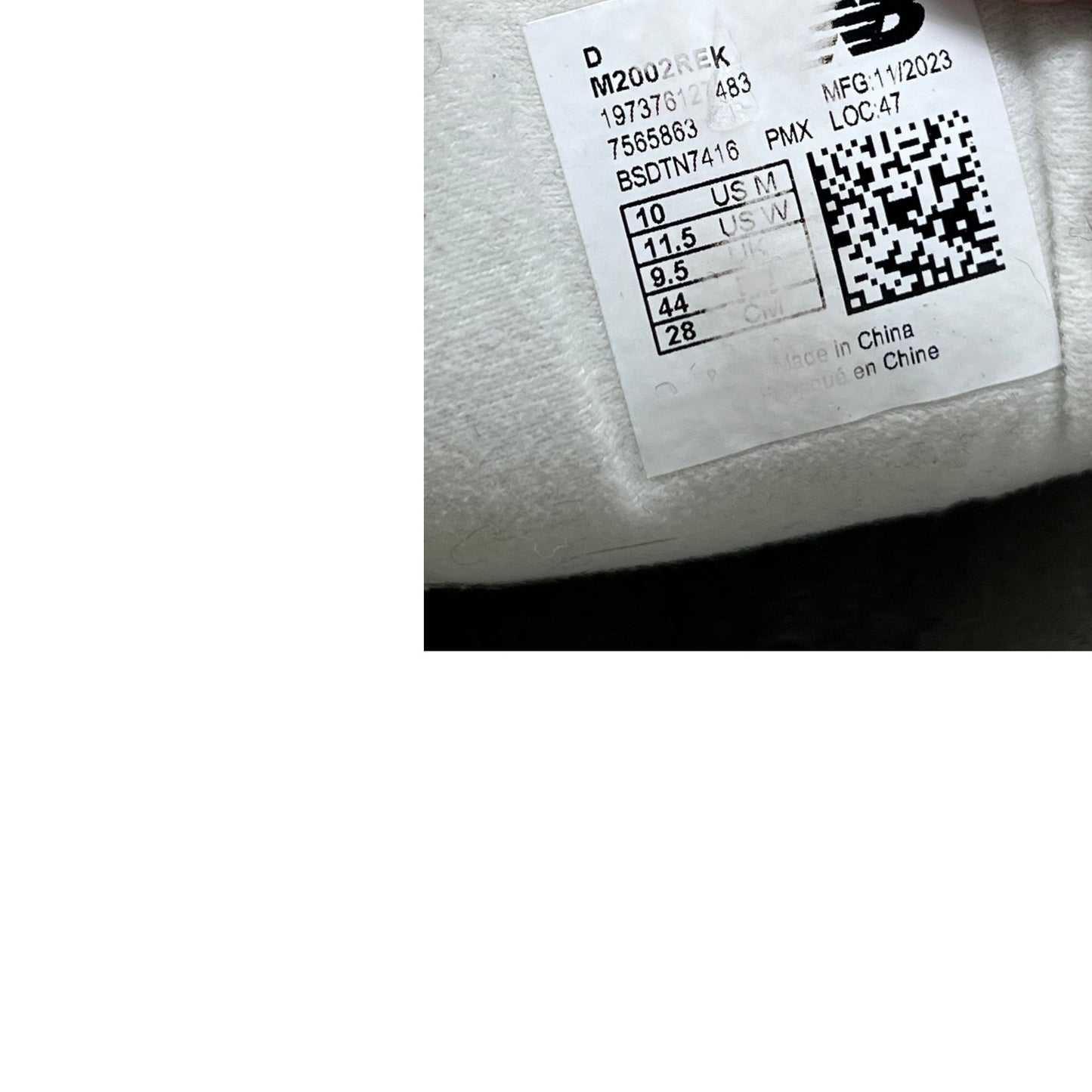 New Balance 2002R Lin Homme 10 Femme 11.5